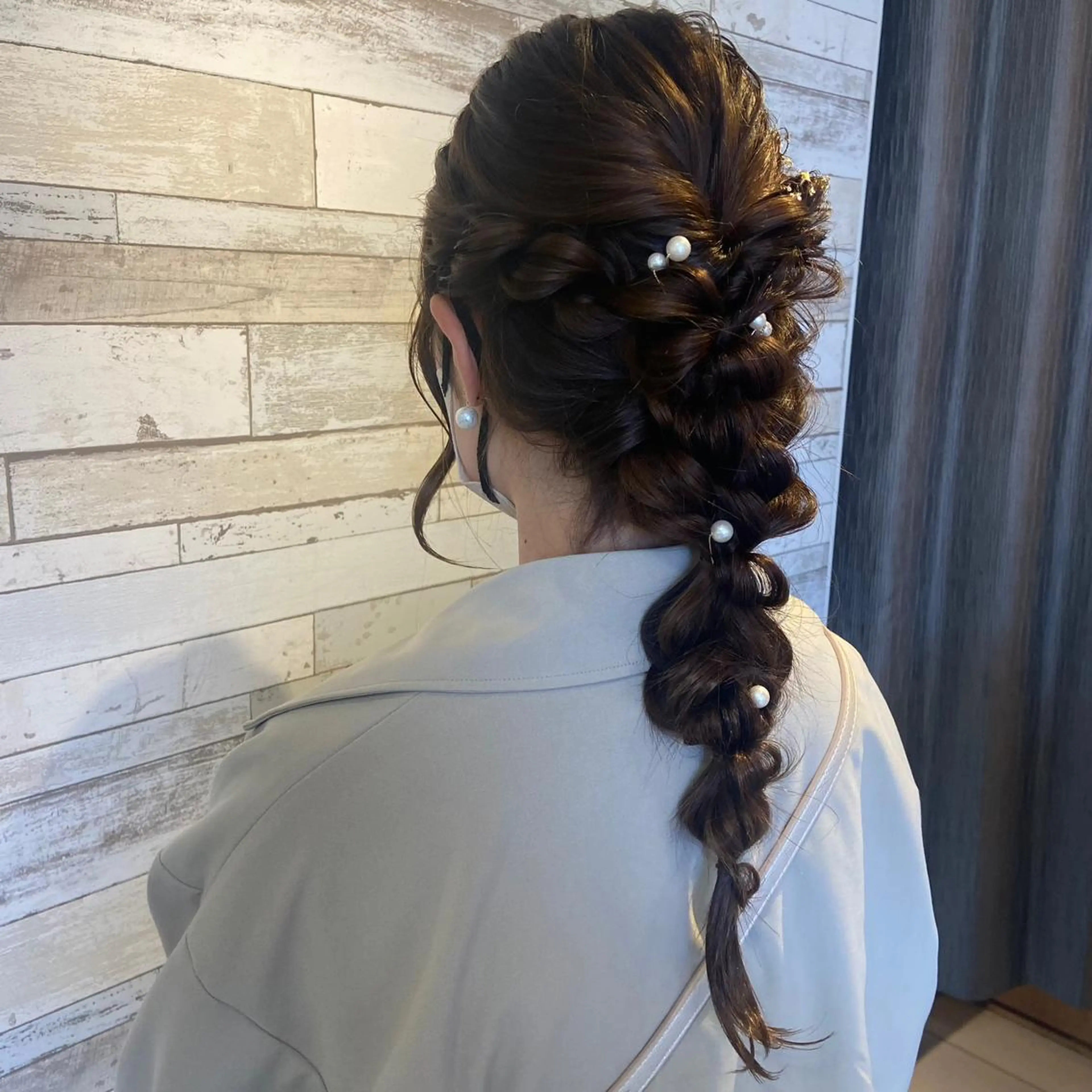 ロング ヘアアレンジ ヘアセット ボブカット/アレンジ /さきのヘアスタイル