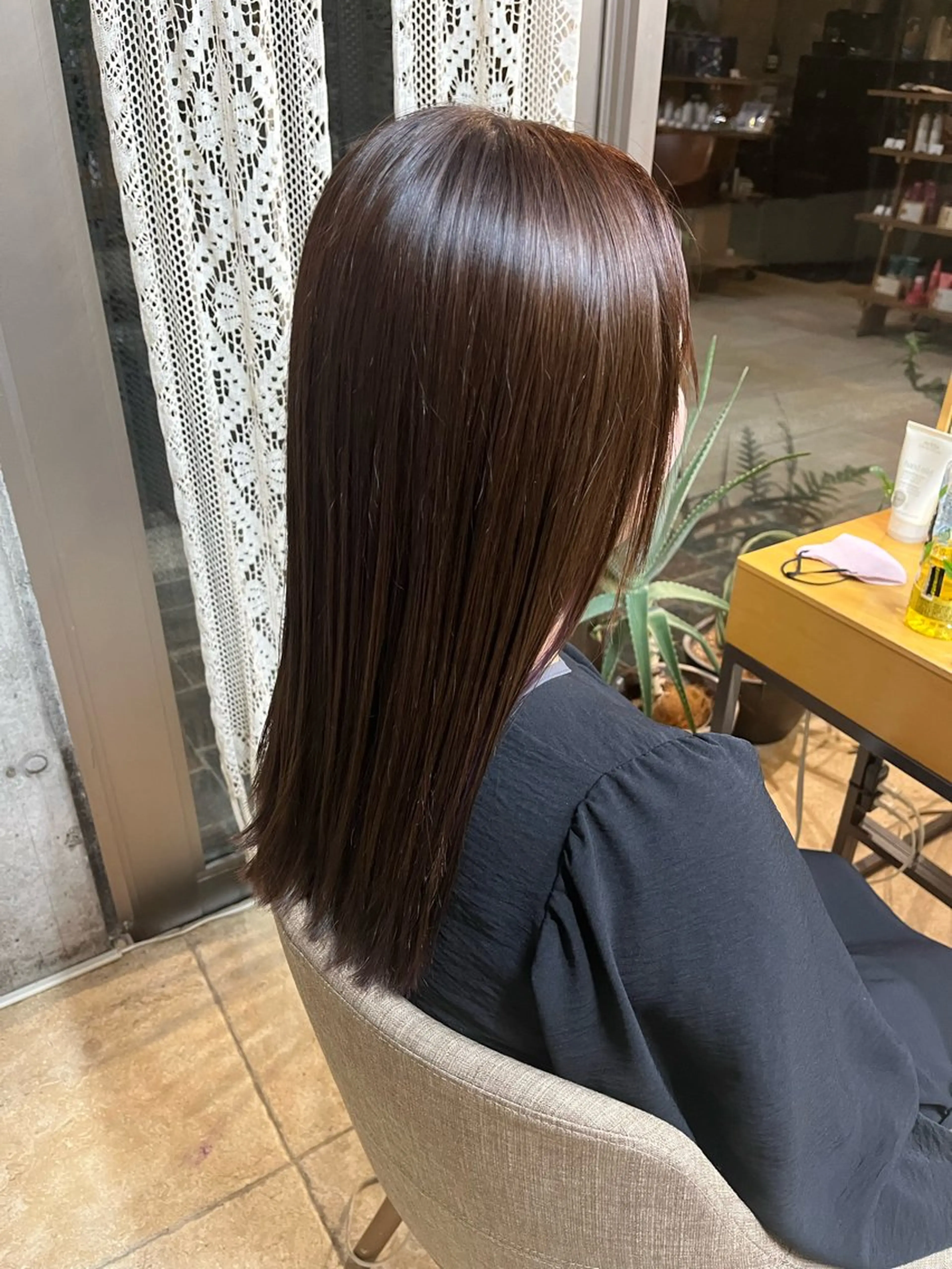 セミロング カラー 🌱ぱっつとボブカ ット🌱/Ryotaのヘアスタイル