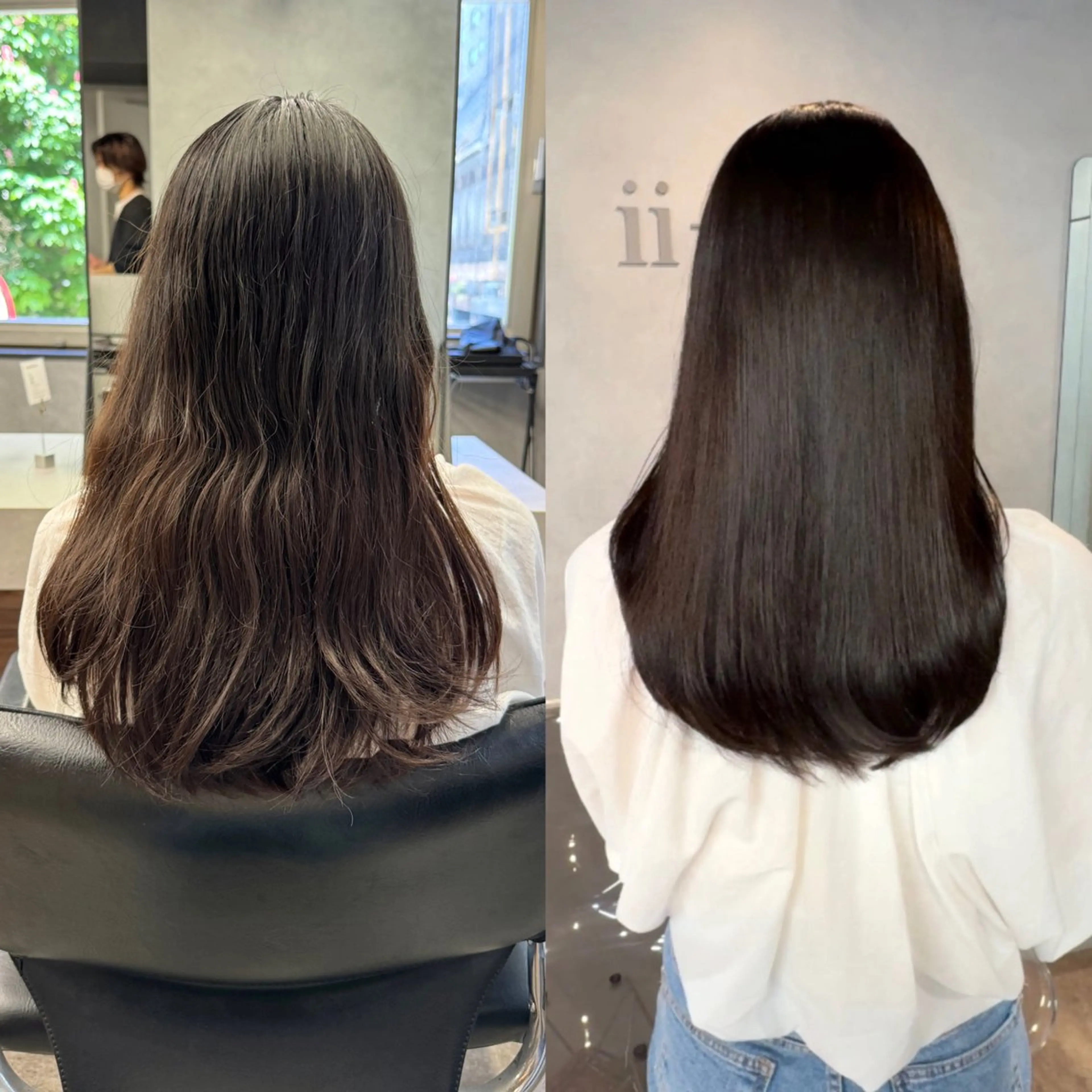 セミロング カット ヘアカラー 縮毛矯正 トリートメント 髪質改善/艶髪 MINAMIのヘアスタイル