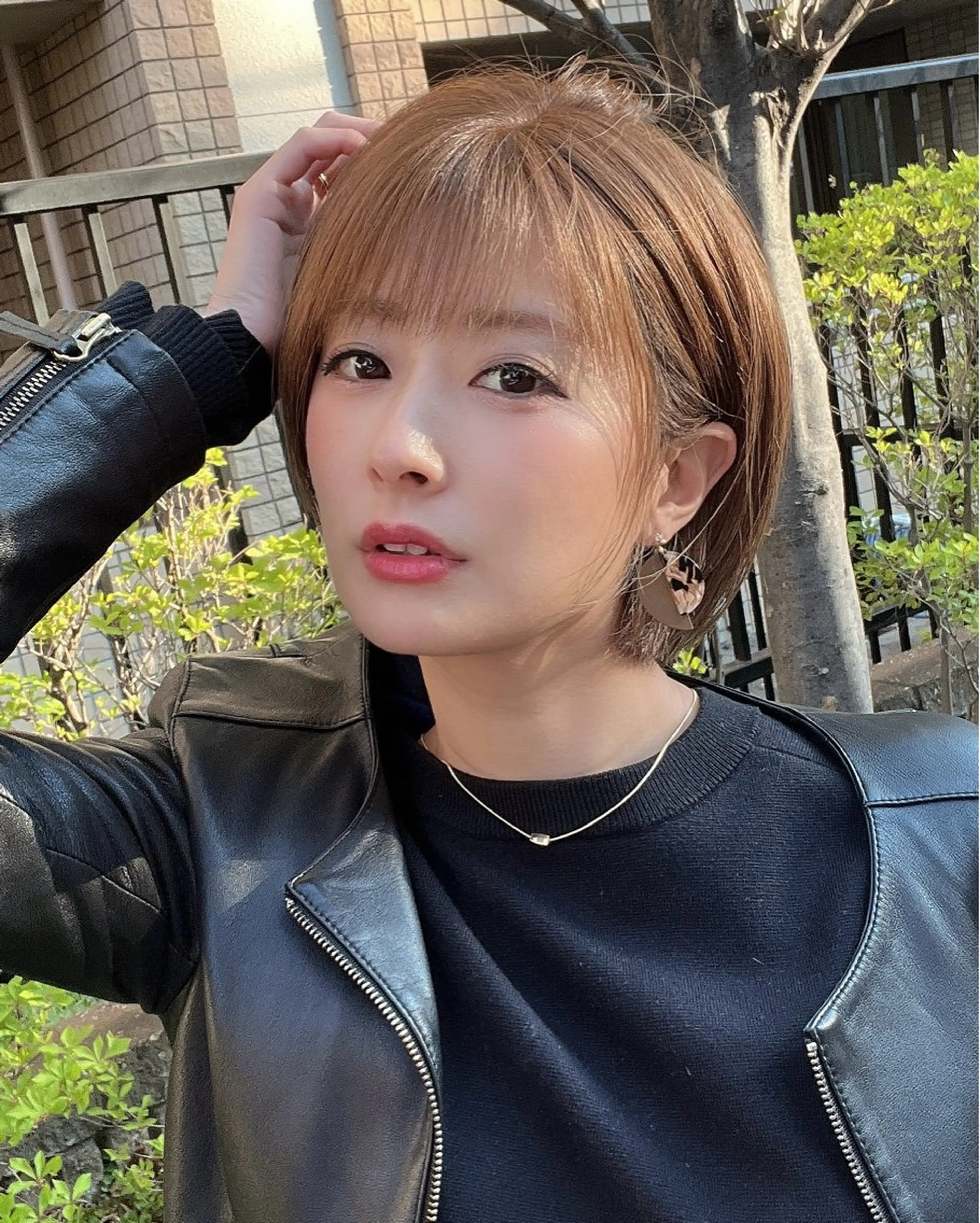 ショート ショートボブ ボブレイヤー ボブ 髪質改善 韓国風ヘア ボブ・韓国レイヤー・ くびれボブ・内藤康太のヘアスタイル