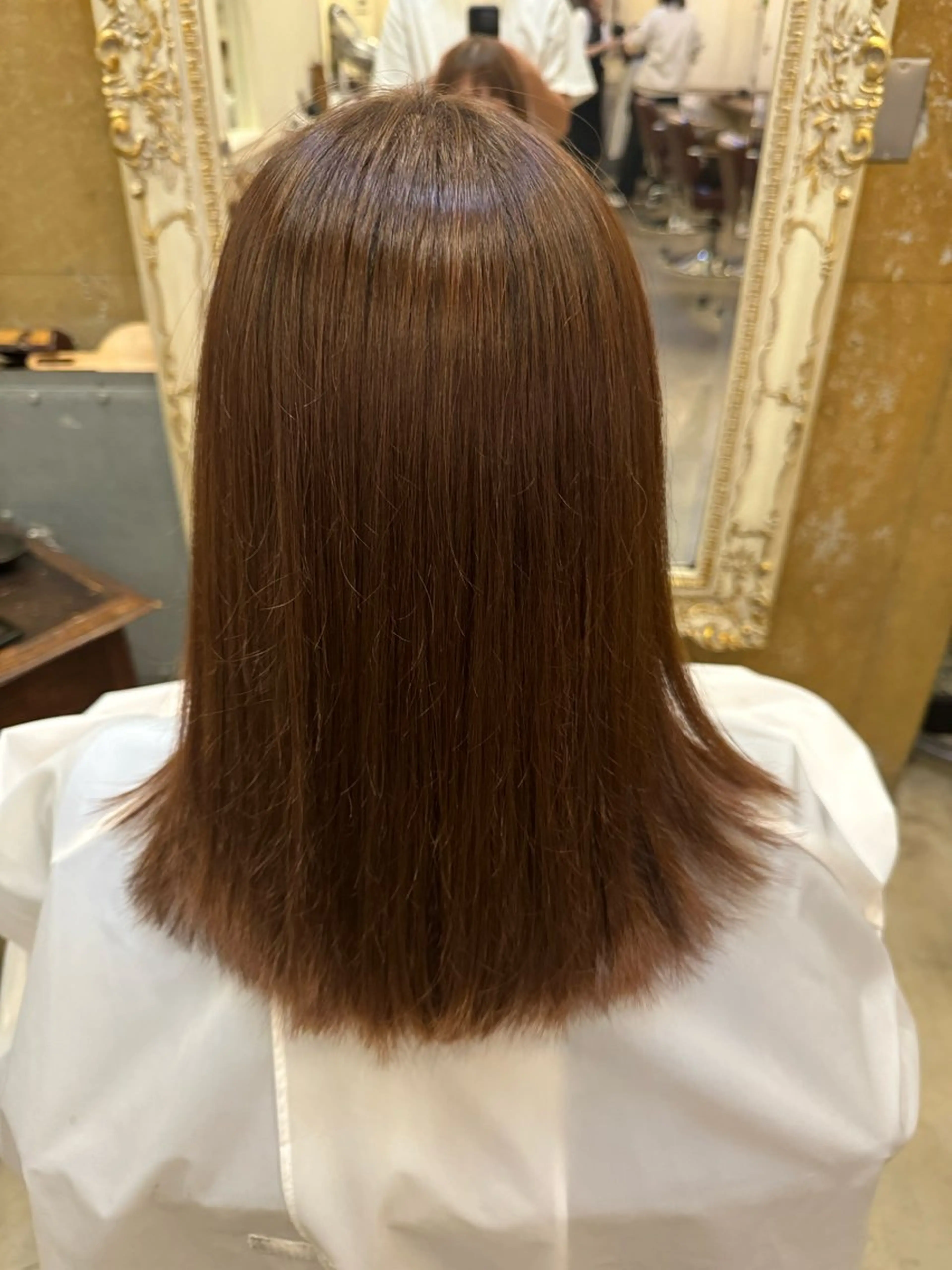 ミディアム &-hair salon 髪質改善＆ツヤ髪＆美髪所属・＆-HAIR佐藤 ゆいモデル募集中のヘアスタイル