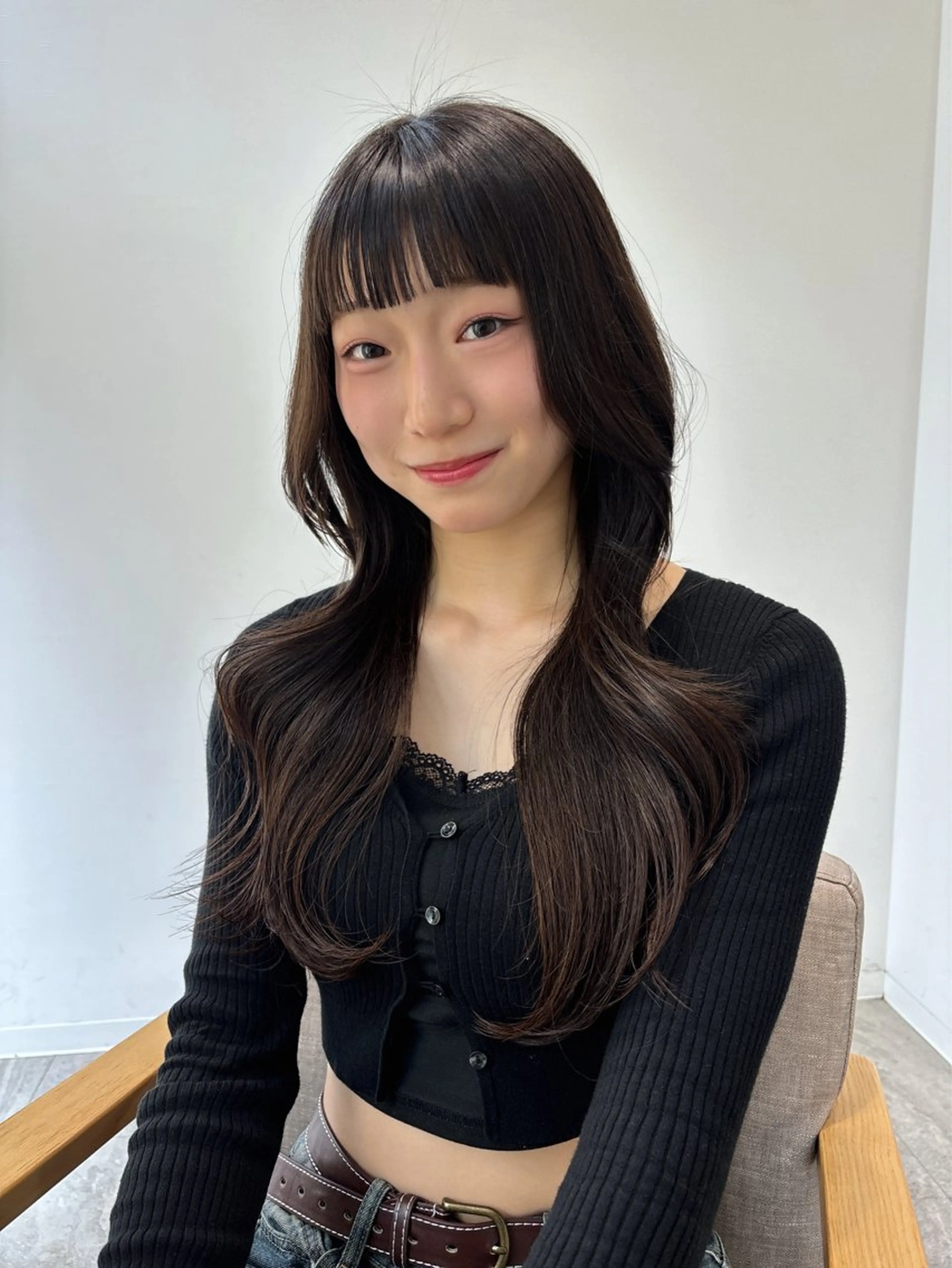 ロング 似合わせ前髪/ 小顔カット🎀そうのヘアスタイル