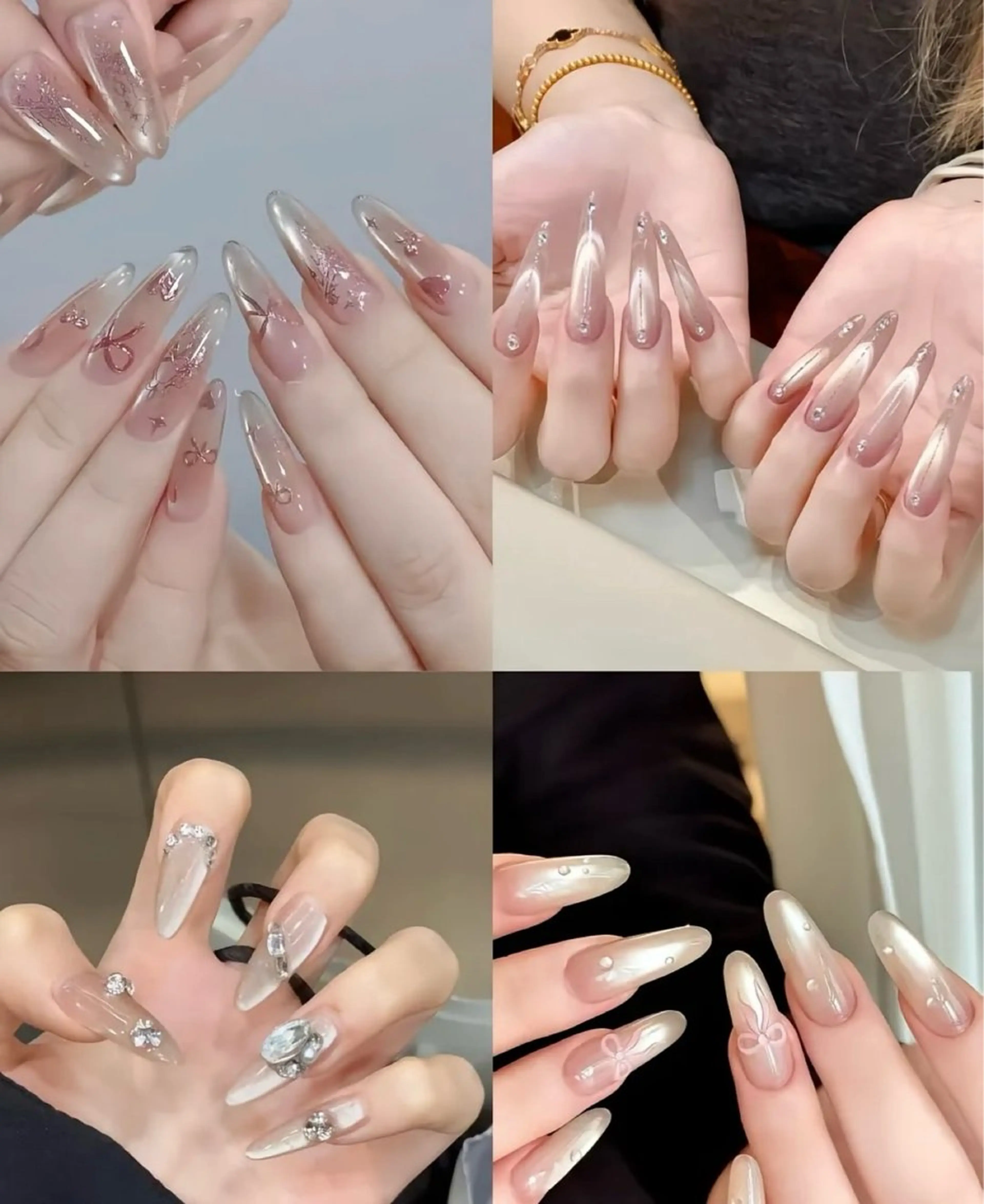 ネイル 長さ出し フットネイル ジェルネイル マグネットネイル 持ち込み ハンドネイル YMT.NailStudio所属・Pink NailStudioのネイルデザイン