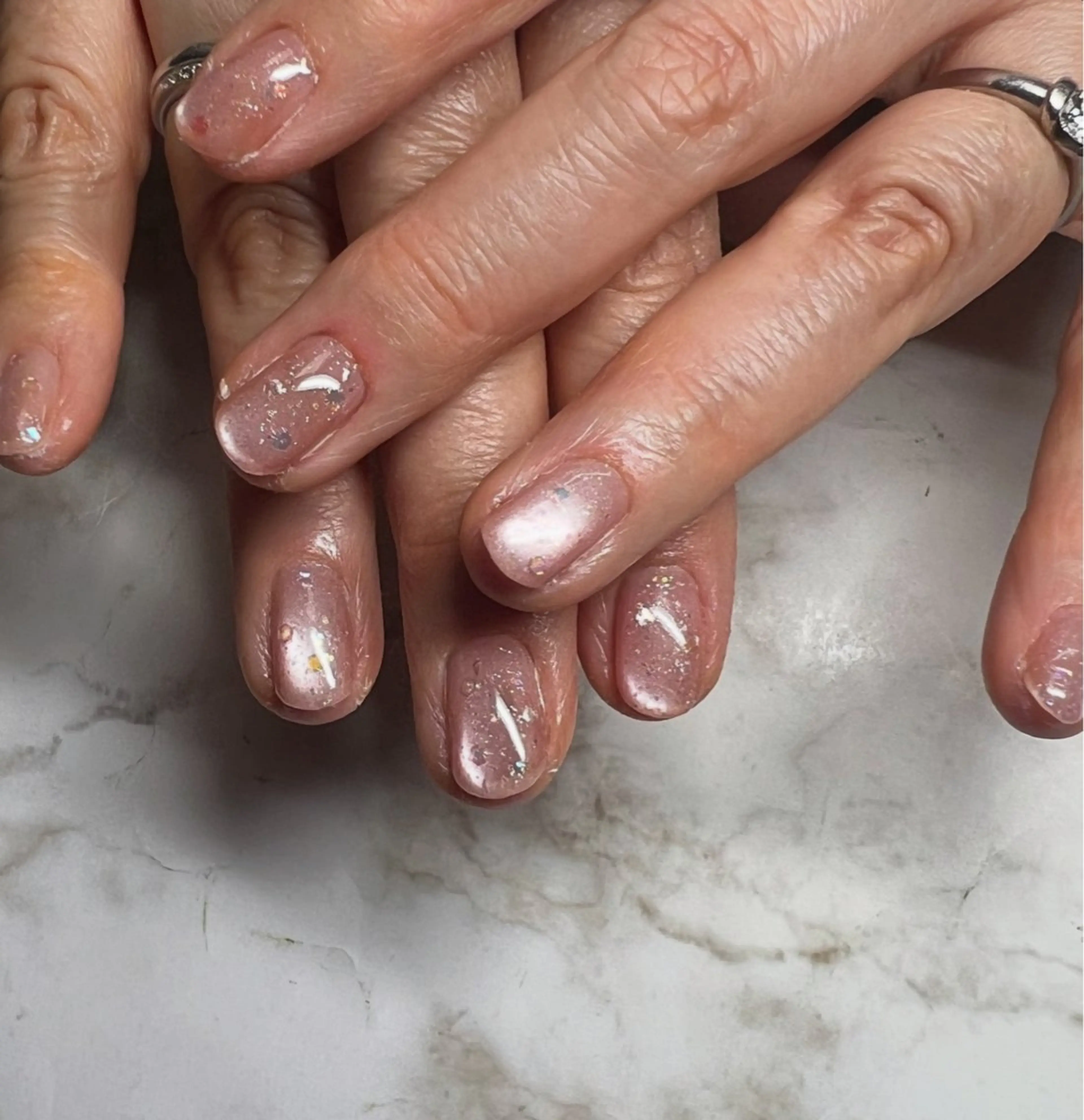 ネイル ホログラムネイル マグネットネイル ハンドネイル nail salon   KAREN所属・t. REINAのネイルデザイン