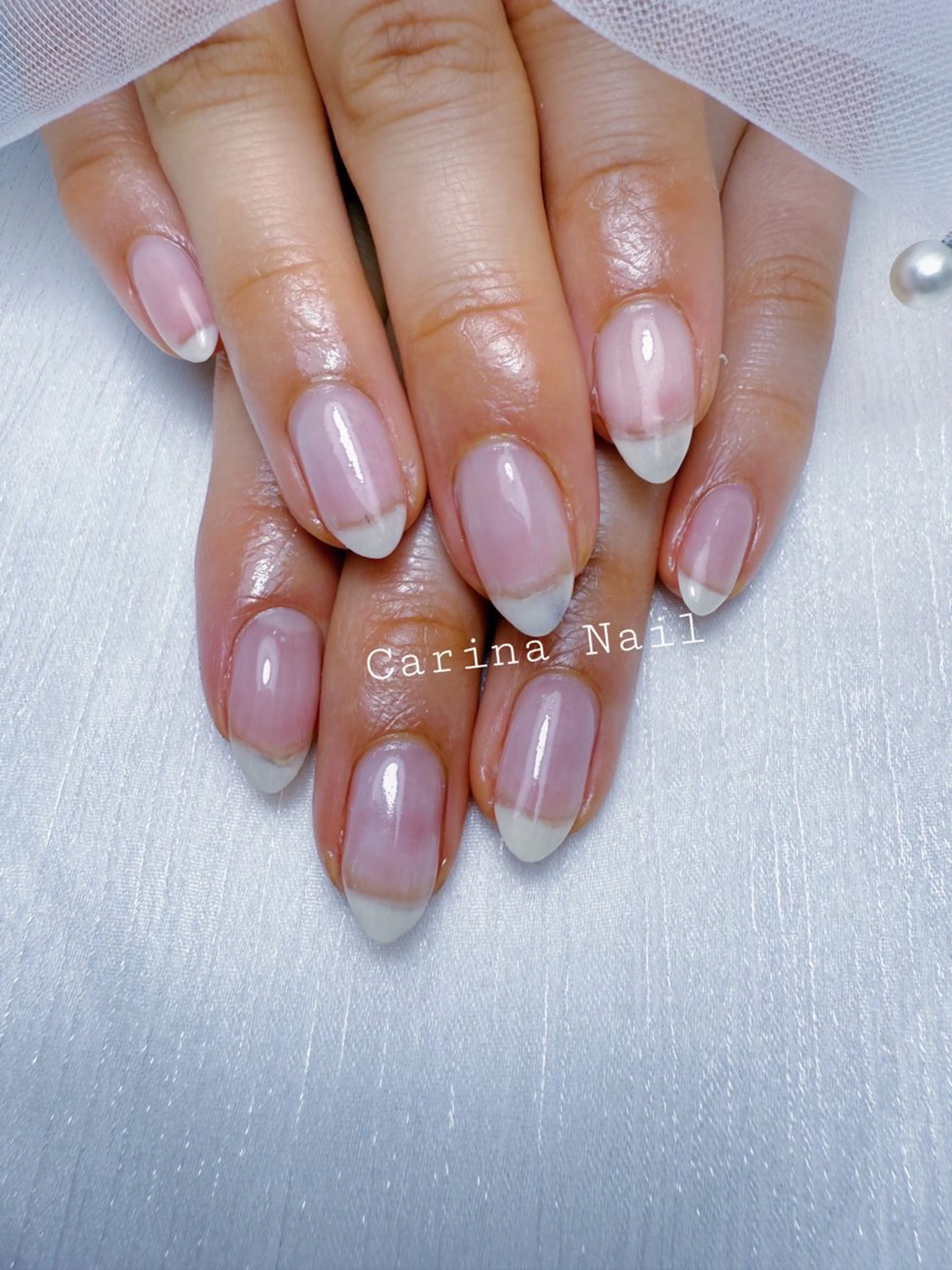 ネイル クリアネイル ジェルネイル シンプルネイル ハンドネイル Carina Nail所属・Carina Nailのネイルデザイン