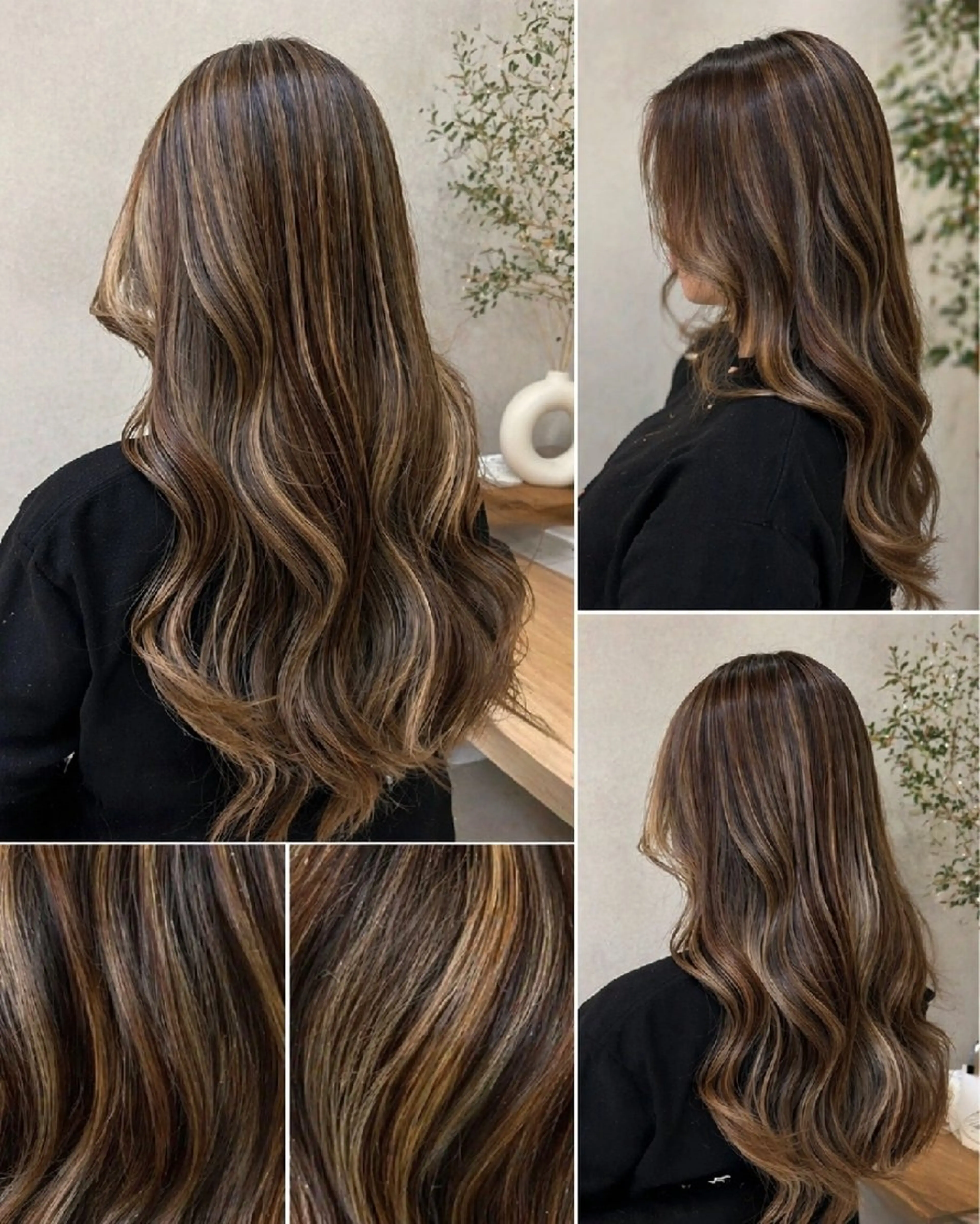 ロング ハイライト カット ヘアカラー トリートメント delay所属・小川/高松市一宮町の サロン【delay】のヘアスタイル