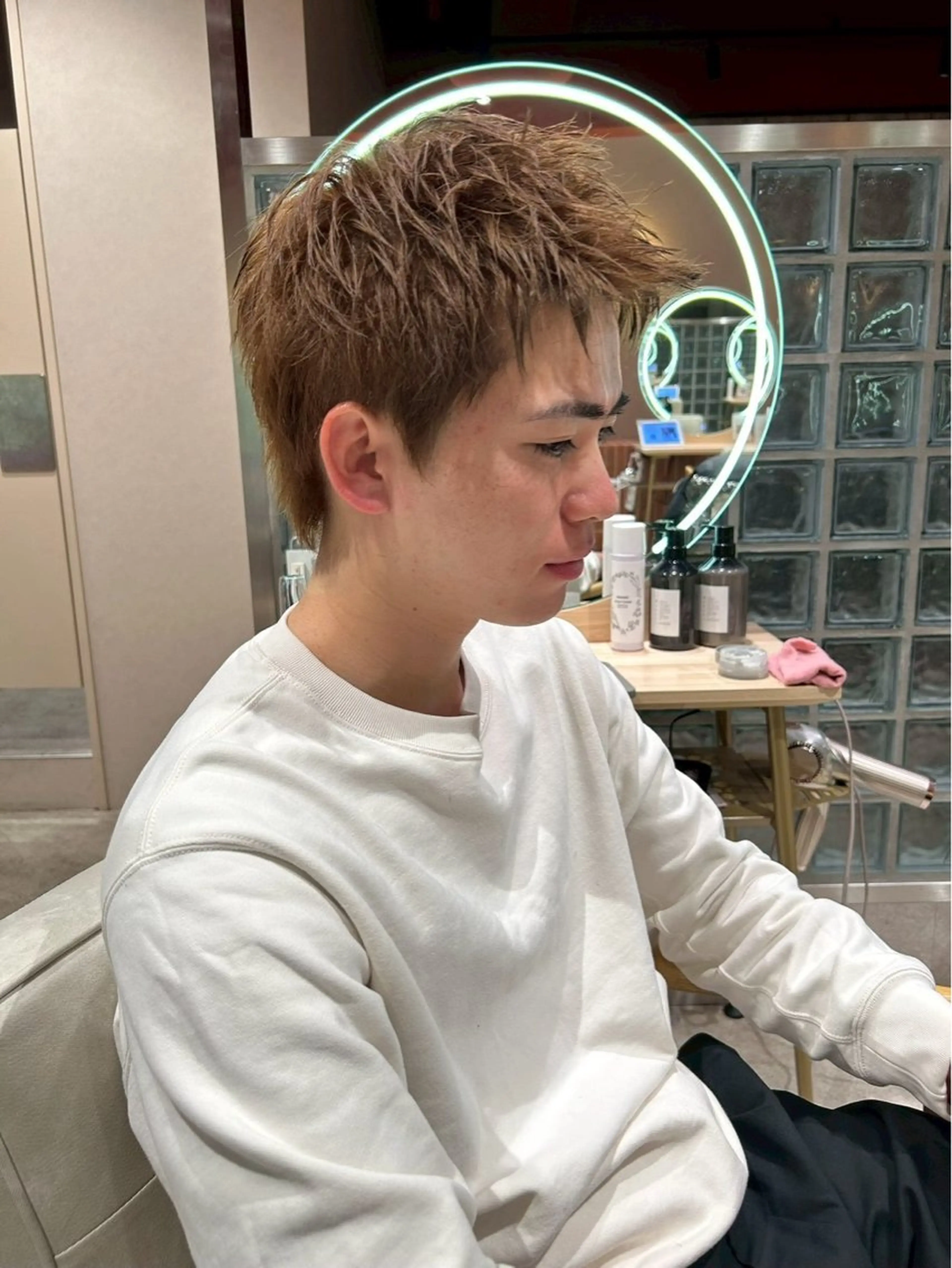 ショート ショートヘア カット アキト🌙 メンズ特化🔥のヘアスタイル