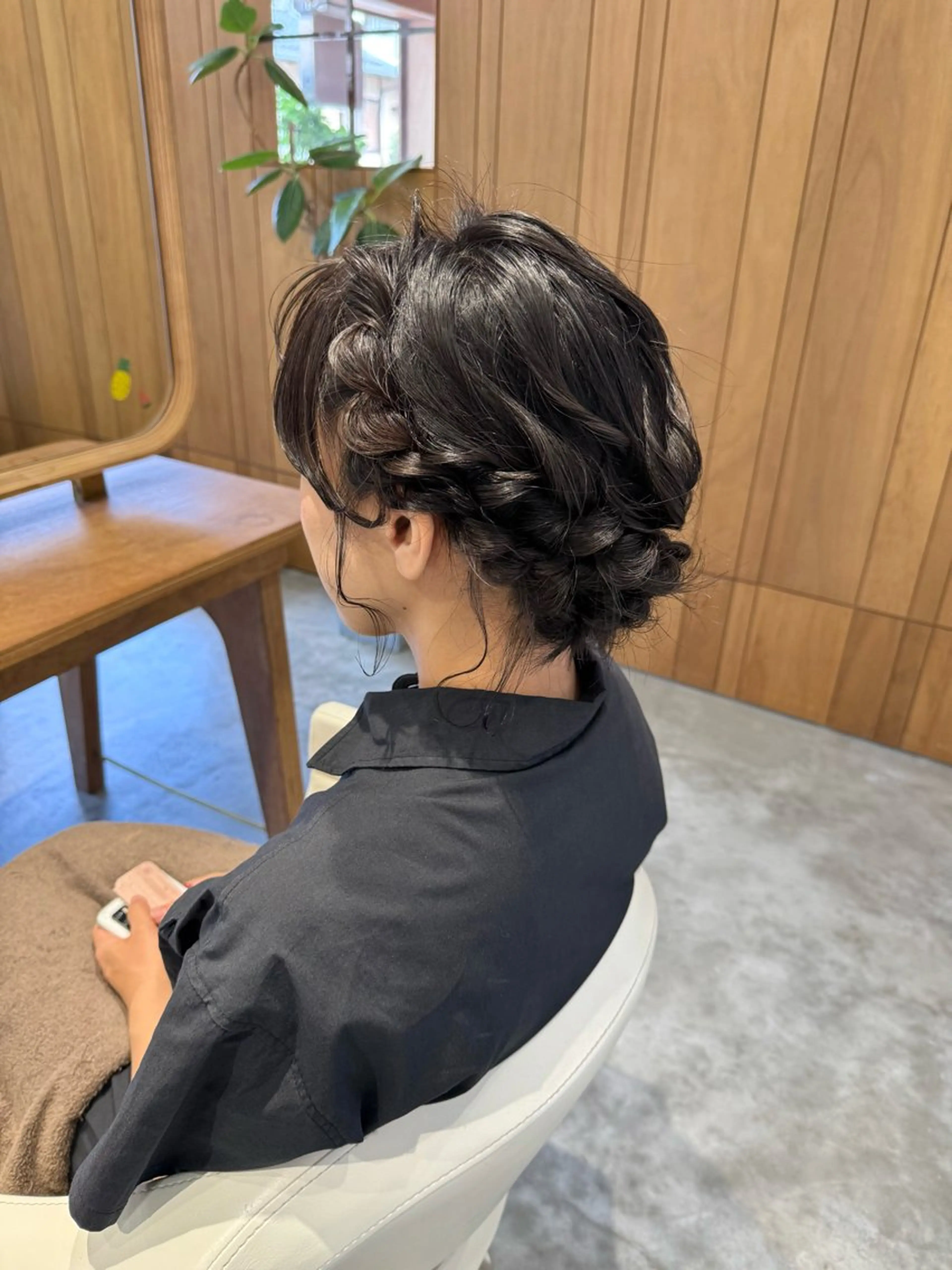 ヘアアレンジ ボブ ヘアセット フラム所属・WATANABE MISAKIのヘアスタイル