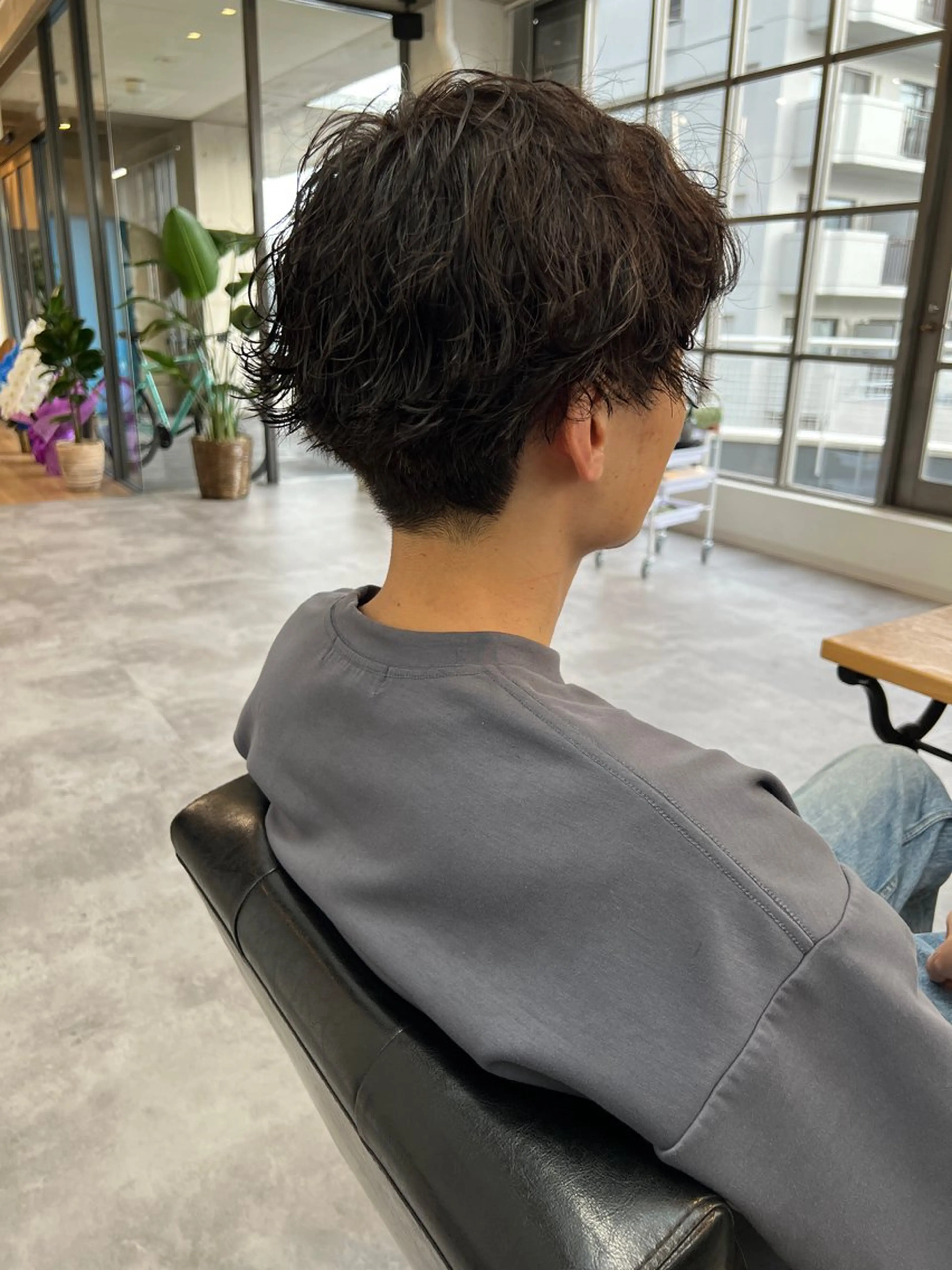 パーマ メンズ カット パーマ KA ZUのヘアスタイル