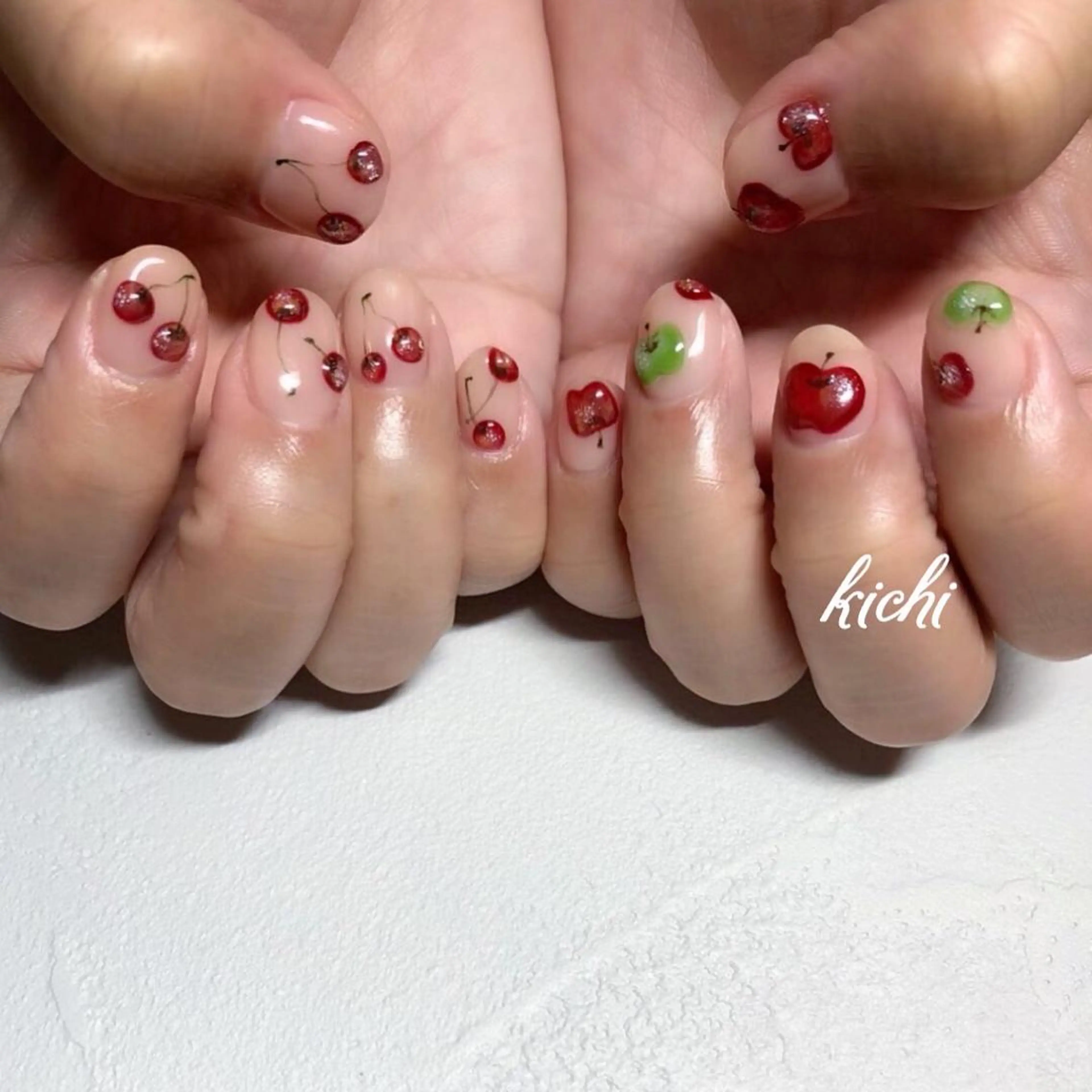 ネイル kichi･:* みじゅのネイルデザイン