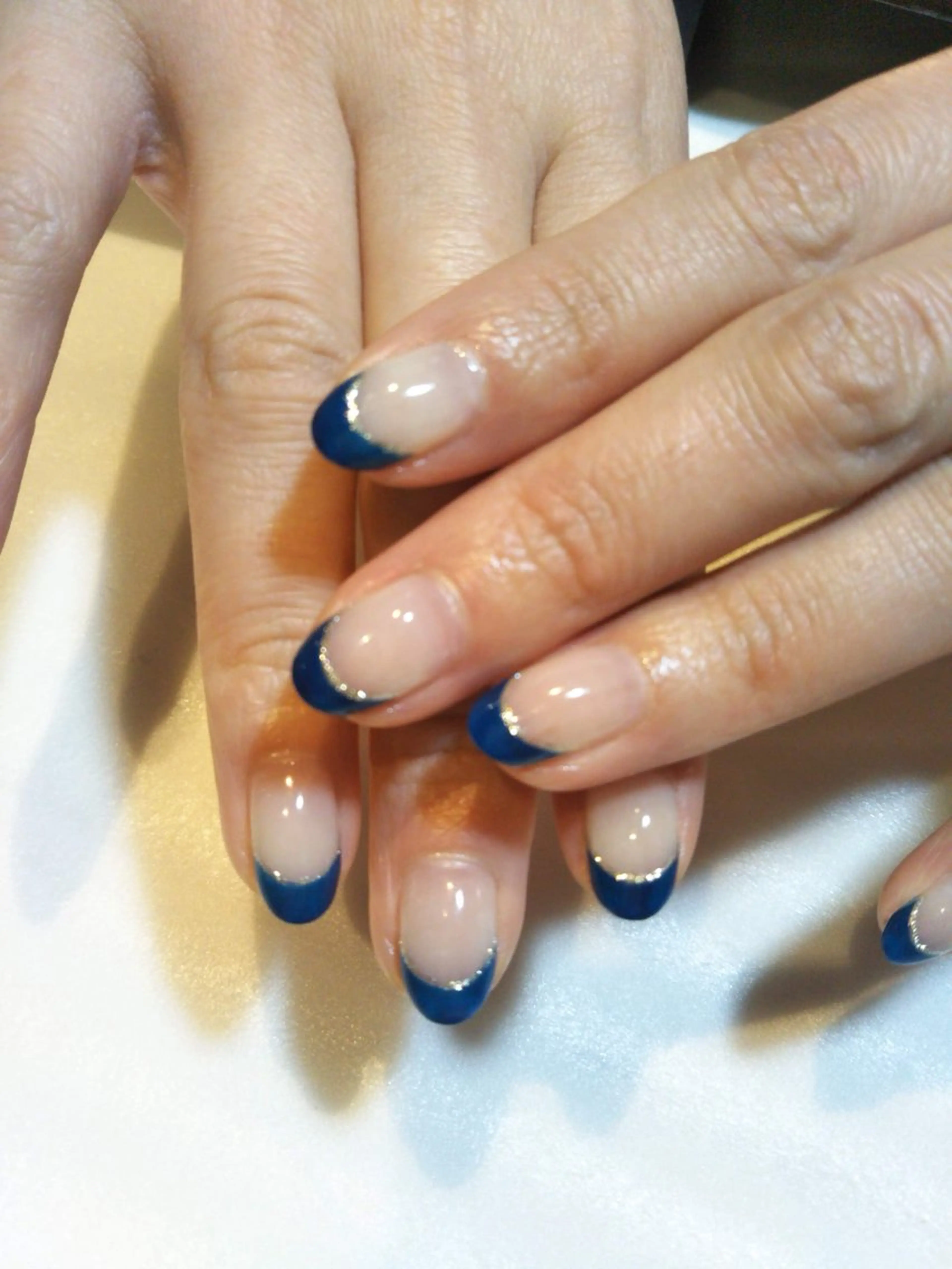 ネイル フレンチネイル ハンドネイル door  froh chikakoのネイルデザイン