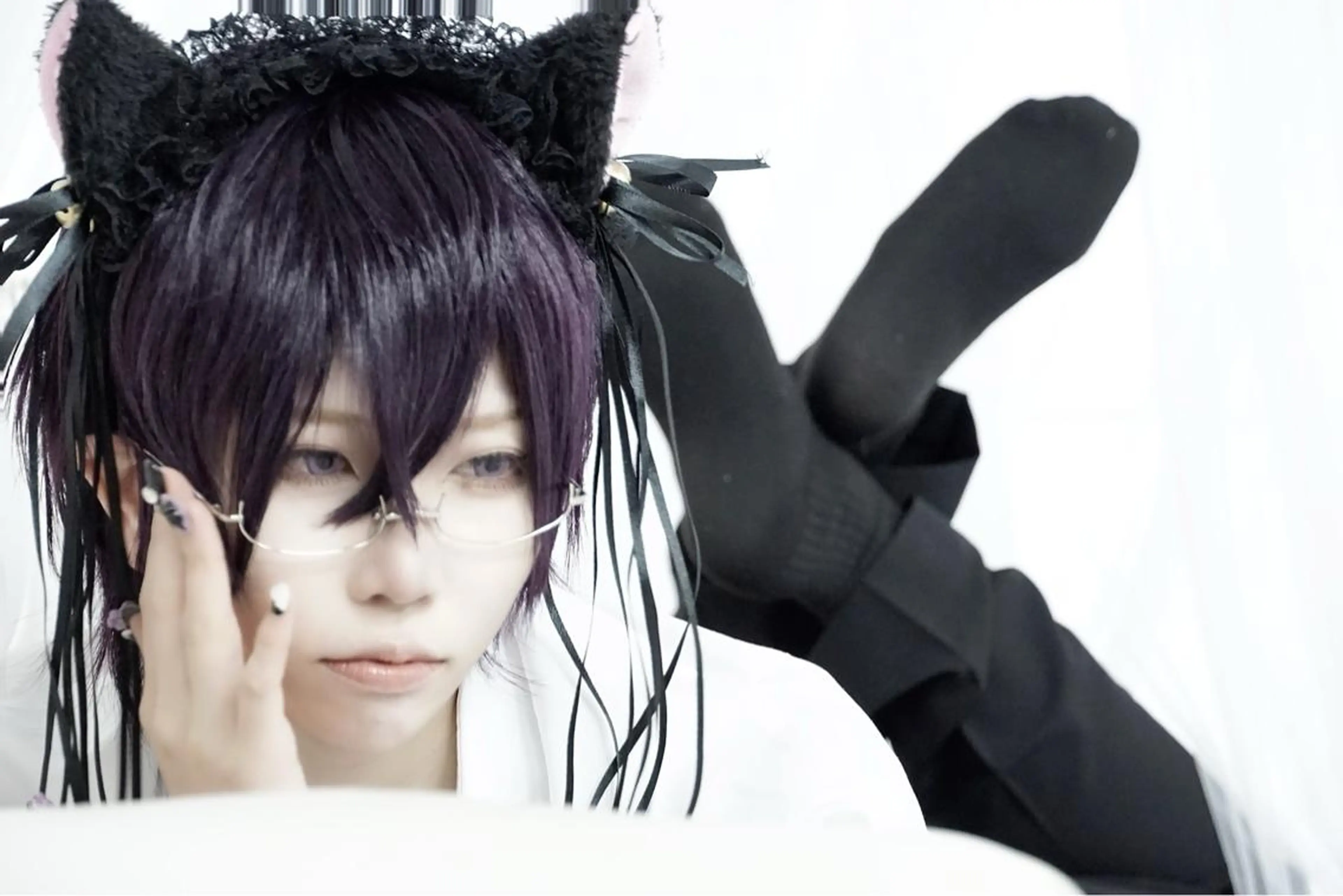 ミディアム カラー ヘアアレンジ メンズ アニメ髪・ウルフ🦇 樋口莉夏のヘアスタイル