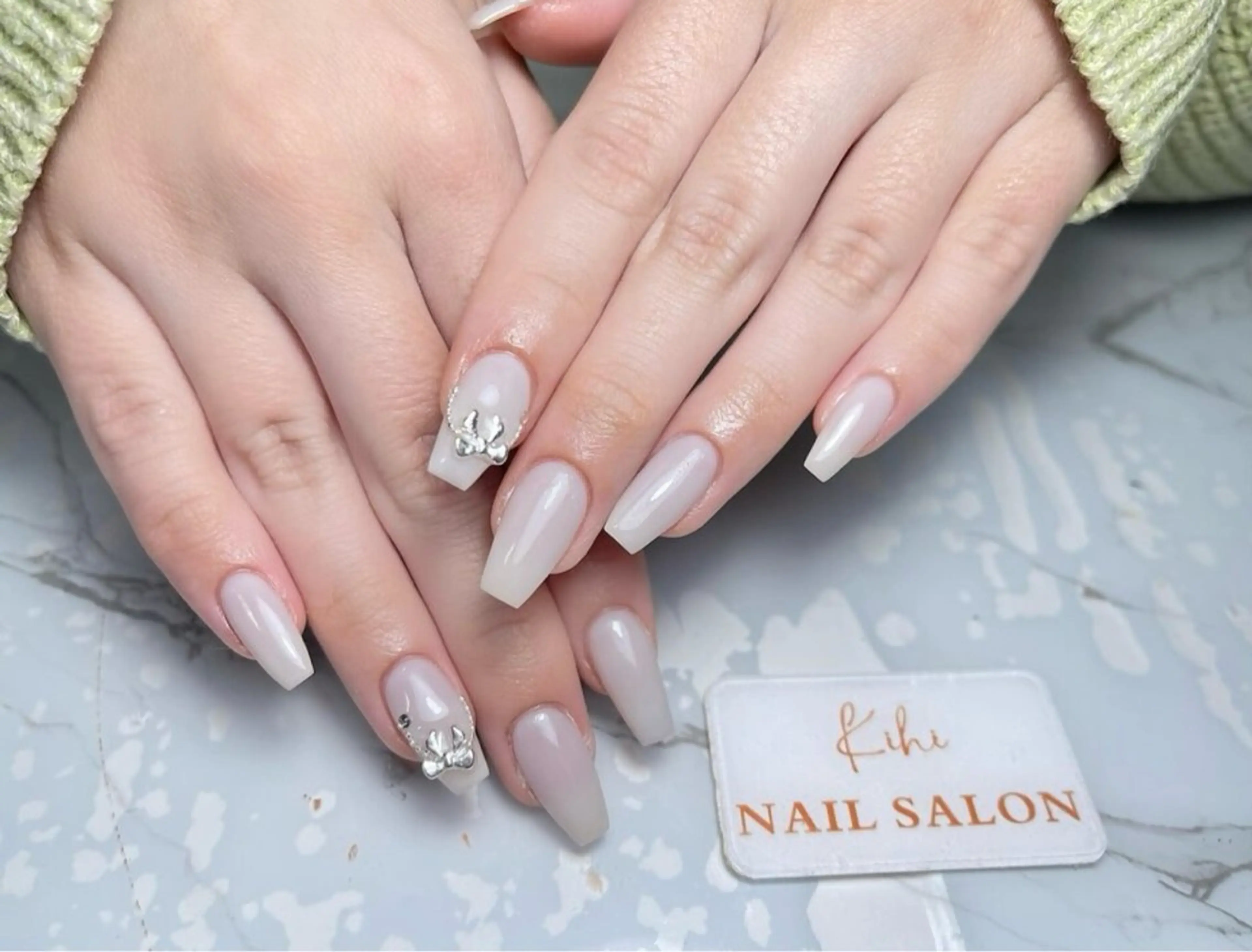 ネイル アートネイル フレンチネイル ジェルネイル グラデーション 韓国ネイル Nail Salon kihi大塚店のネイルデザイン