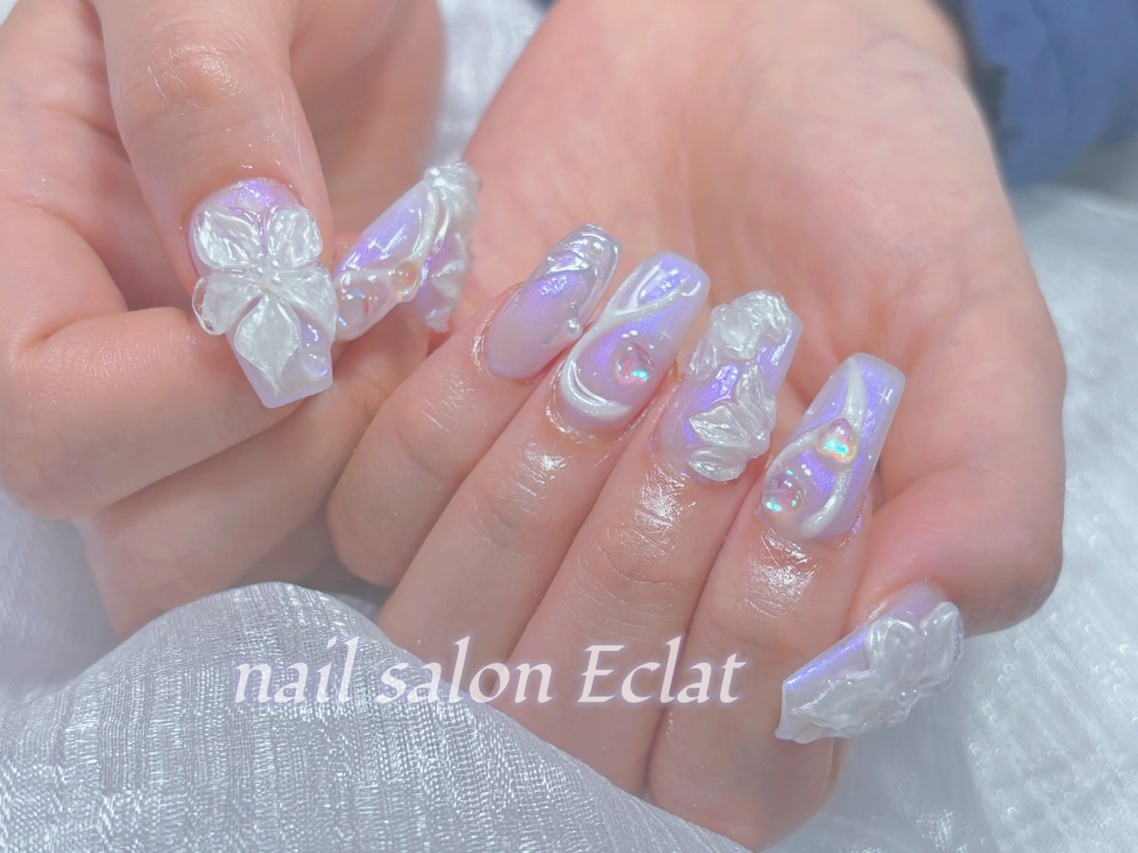 ネイル ネイルサロンエクラ 🫧Shizukaのネイルデザイン
