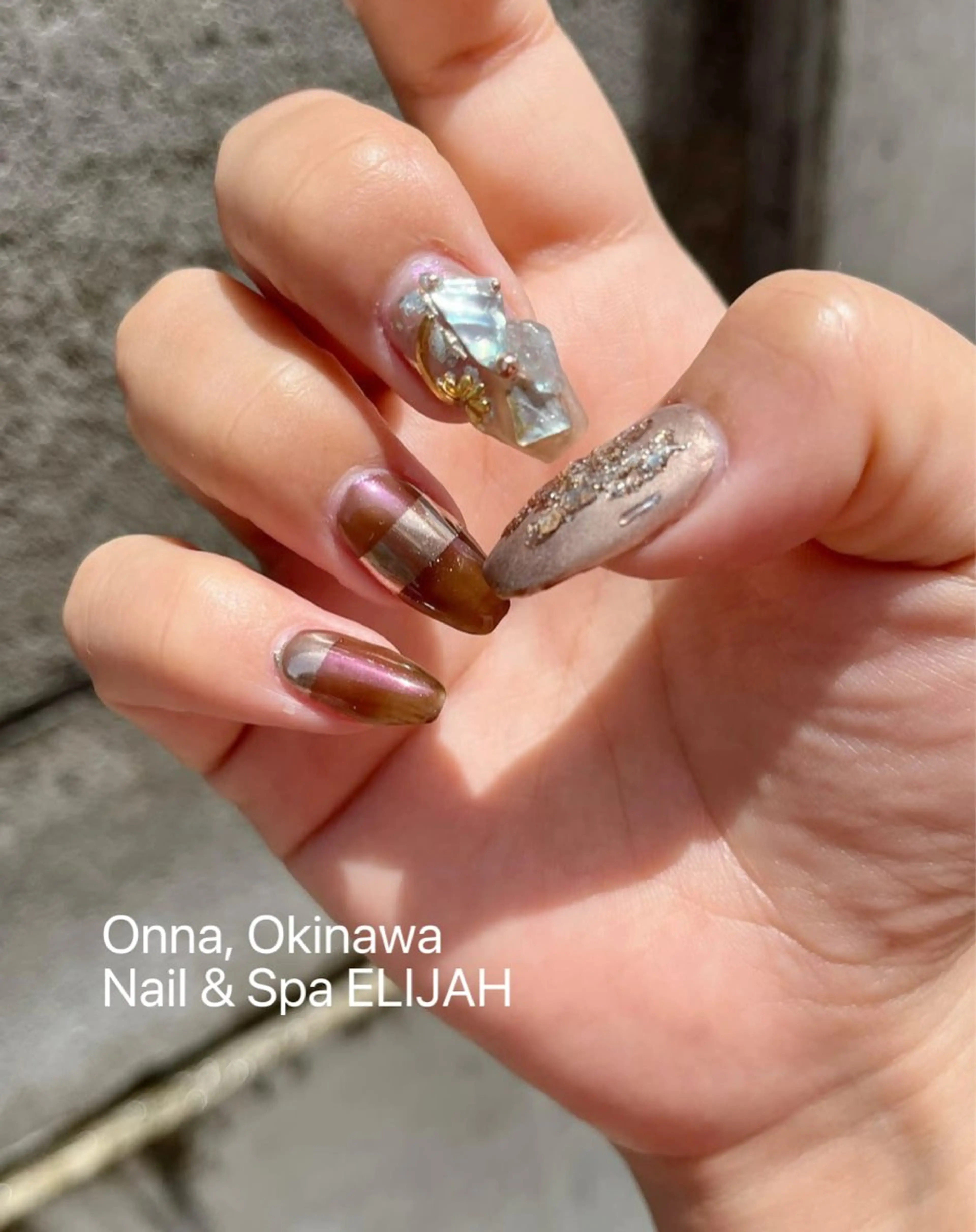 ネイル Nail & Spa ELIJAH(ネイルアンドスパイライジャ)所属・ダンラップ新里 友簣乃のネイルデザイン