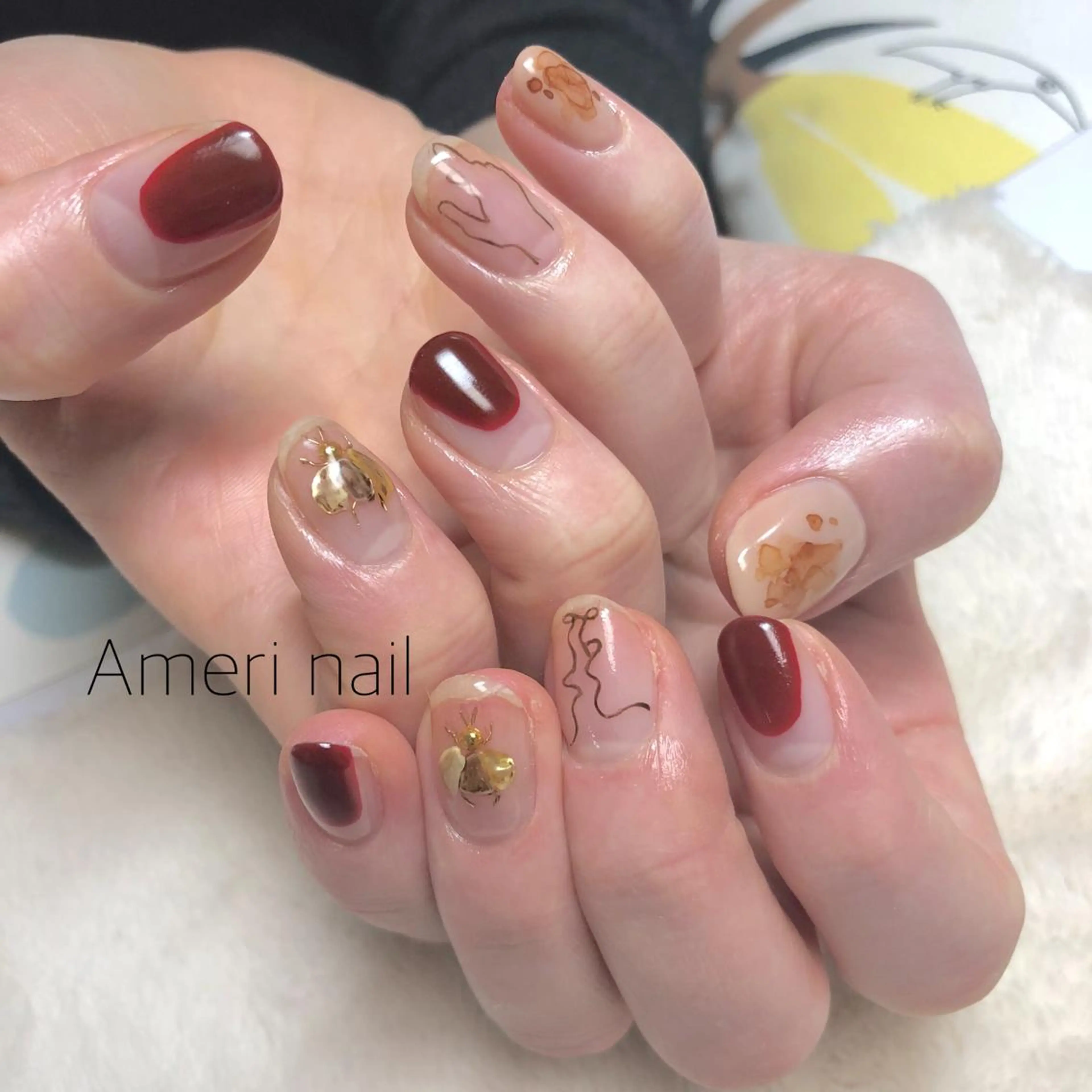 ネイル ハンドネイル Ameri nail /UKIのネイルデザイン