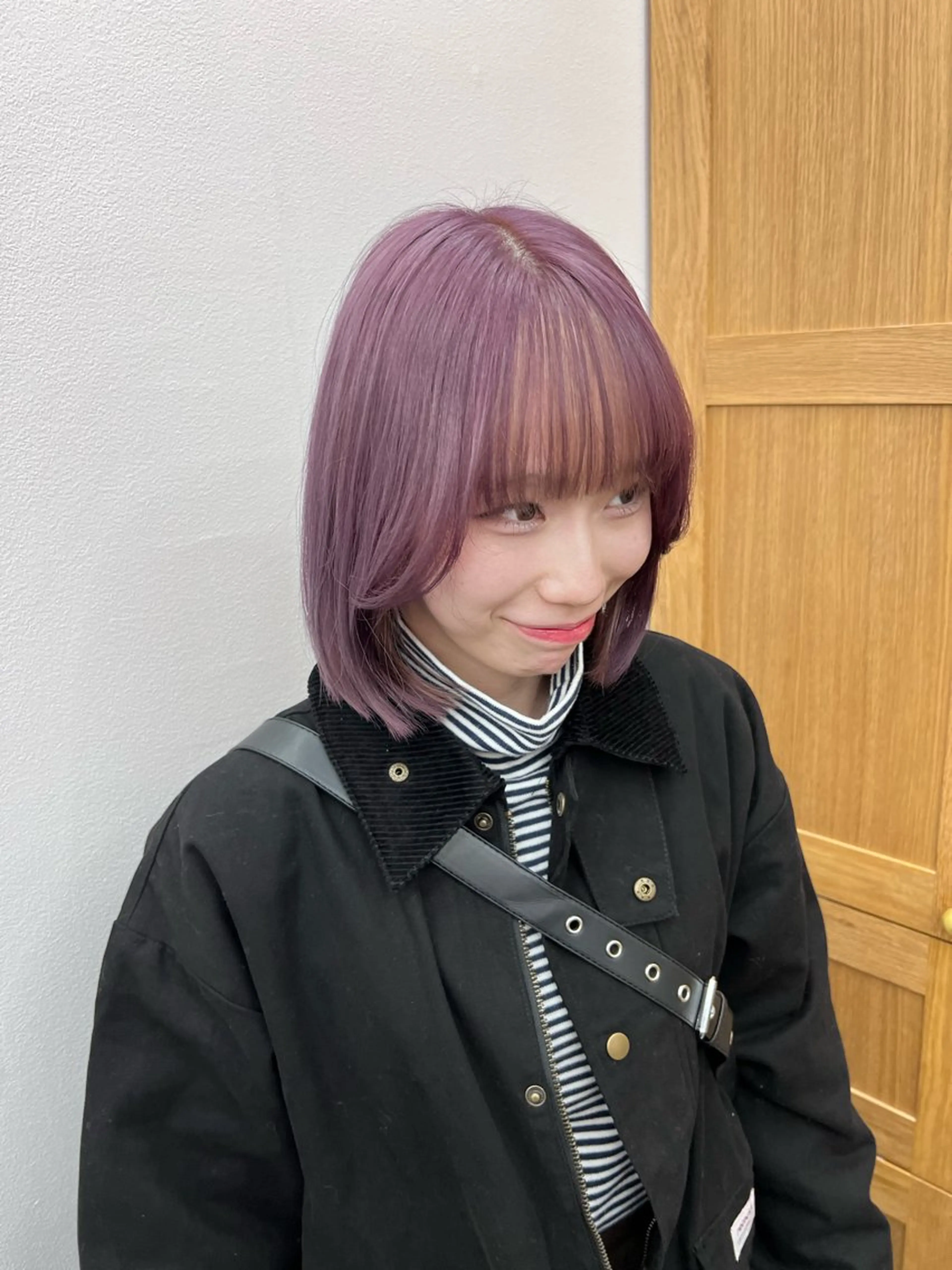 ミディアム カラー BOTANIUM by Rr SALON 【ボタニウムバイアー ルサロン】所属・リクト/栄/矢場町/ ボブ/パーマ/艶髪のヘアスタイル