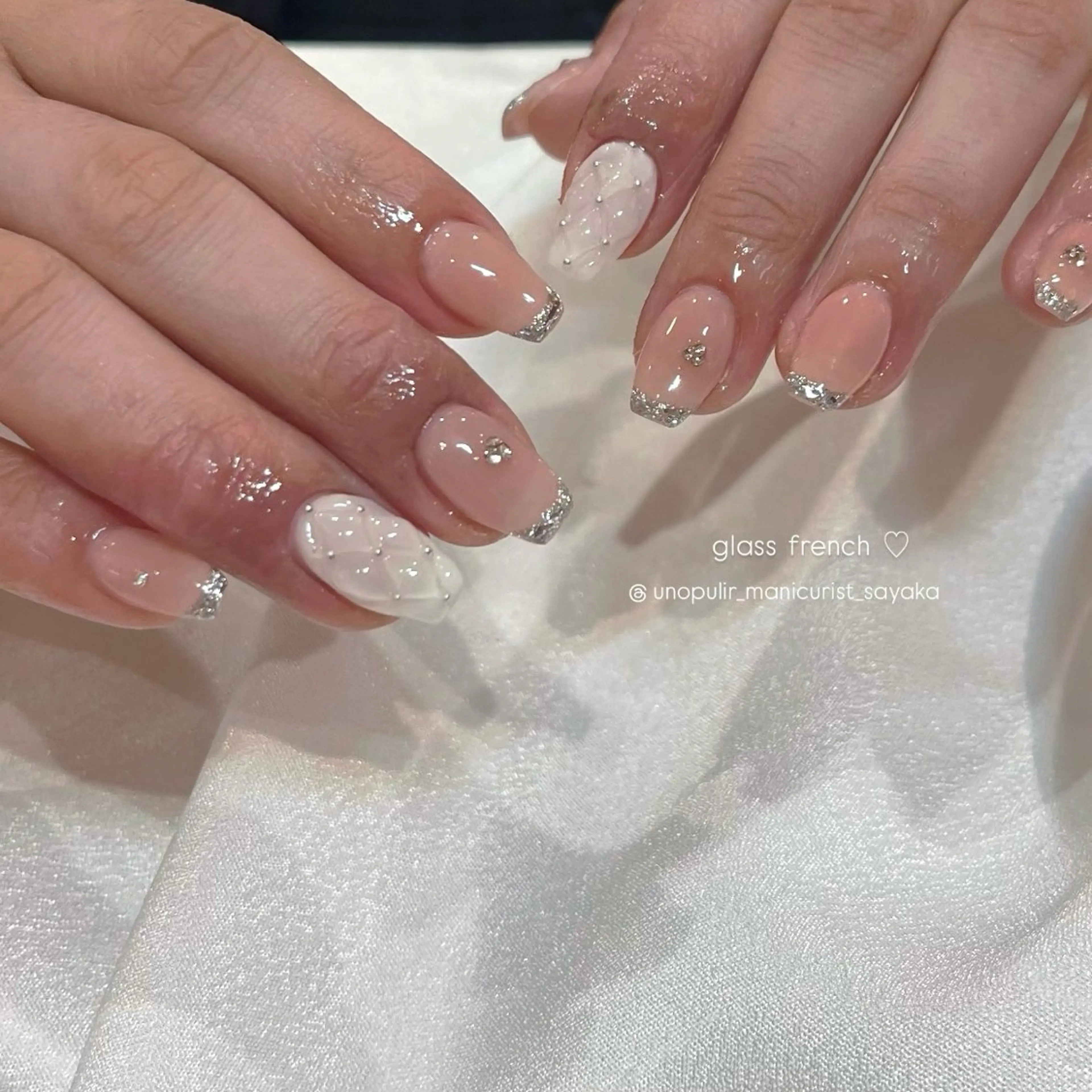 ネイル ハンドネイル unopulir Sayakaのネイルデザイン