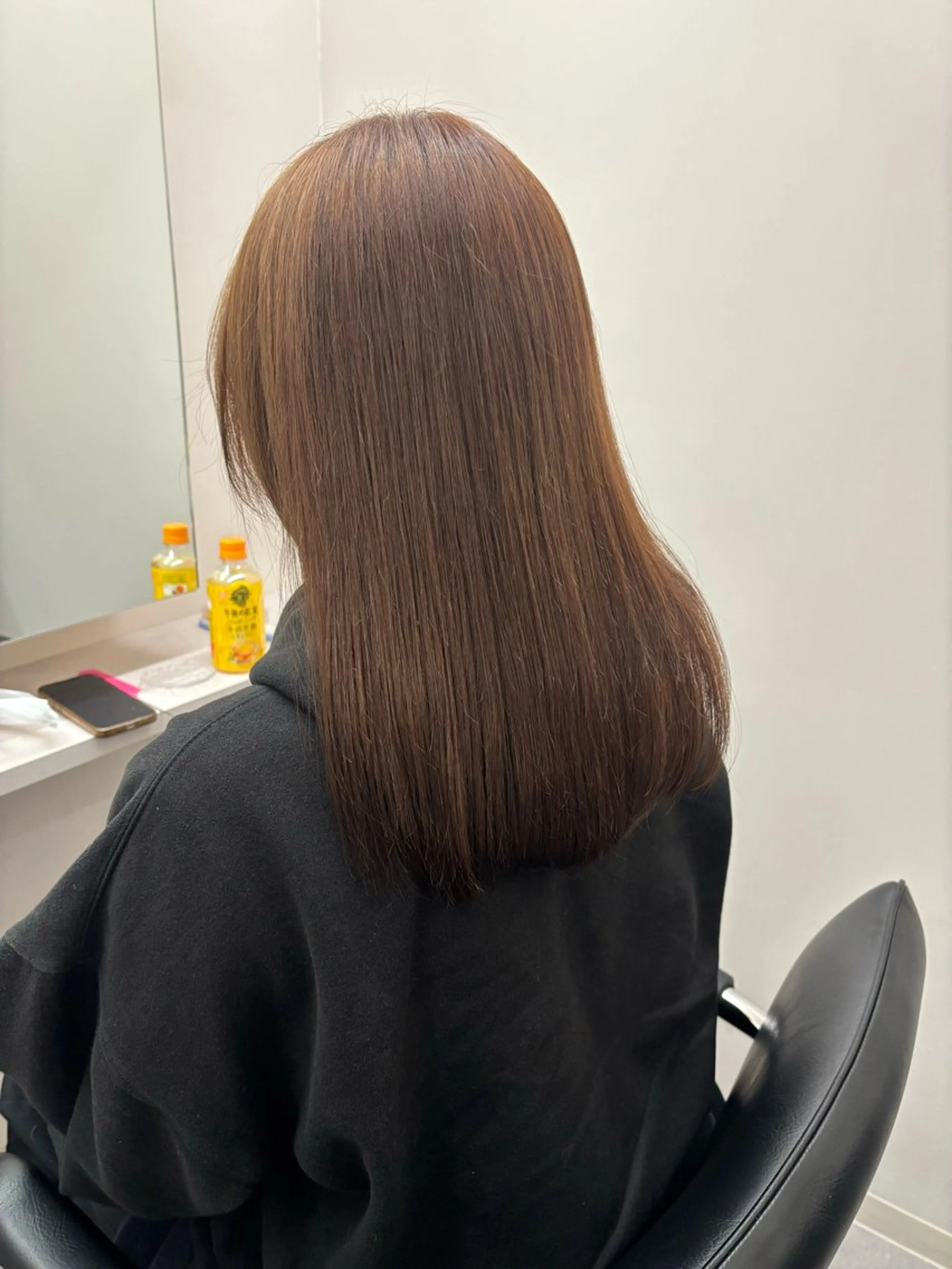 ミディアム トリートメント カット ヘアカラー トリートメント とき/髪質改善/透明 感カラー☘️のヘアスタイル