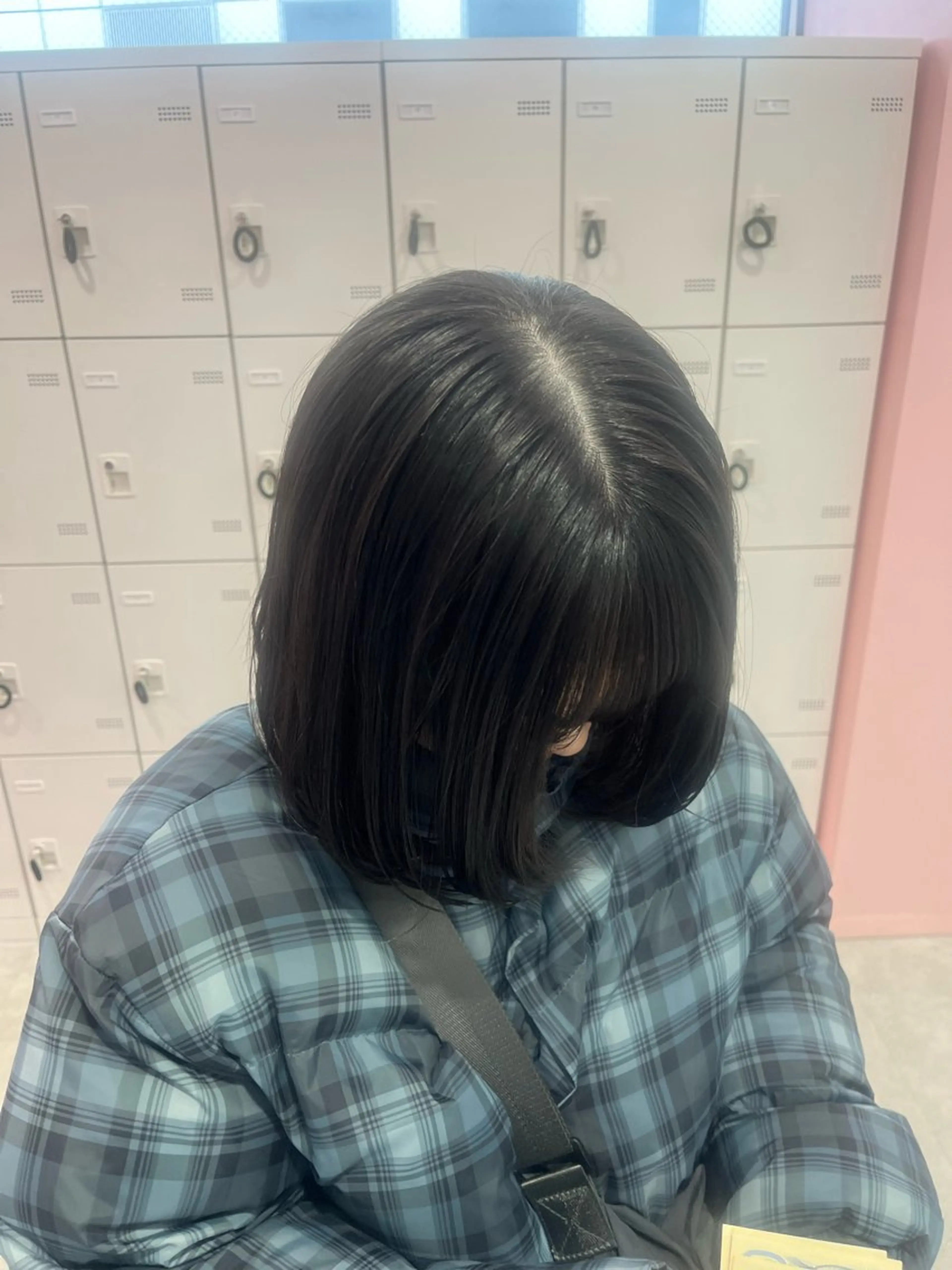 ミディアム カラー みう/仙台/暖色/ 艶髪/顔周りカット/のヘアスタイル