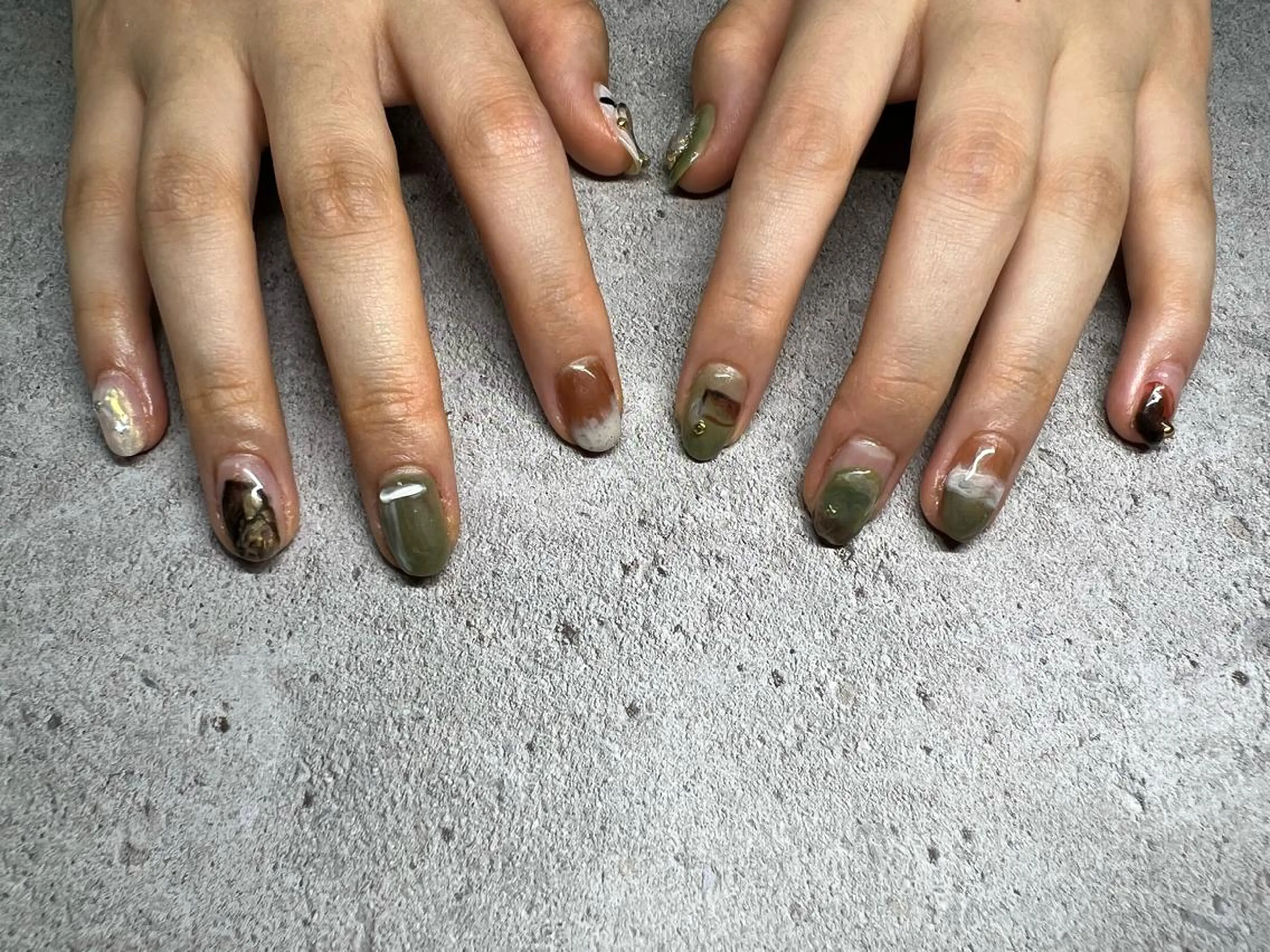 ネイル ハンドネイル ak nail .のネイルデザイン