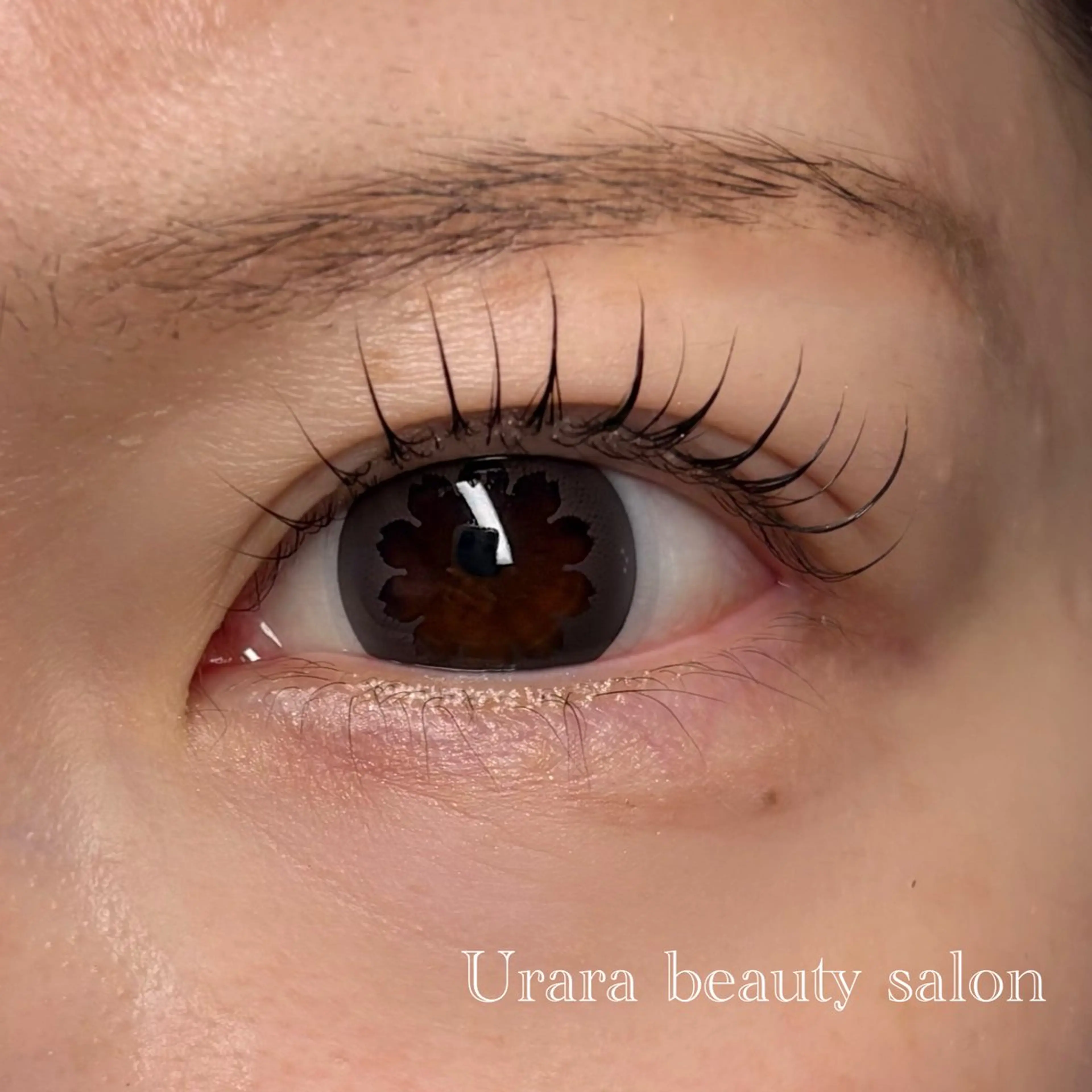 マツエク・マツパ パリジェンヌラッシュリフト まつげパーマ 一重×まつ毛パーマ マツパ Urara beauty salon所属・Urara KANAのマツエク・マツパデザイン