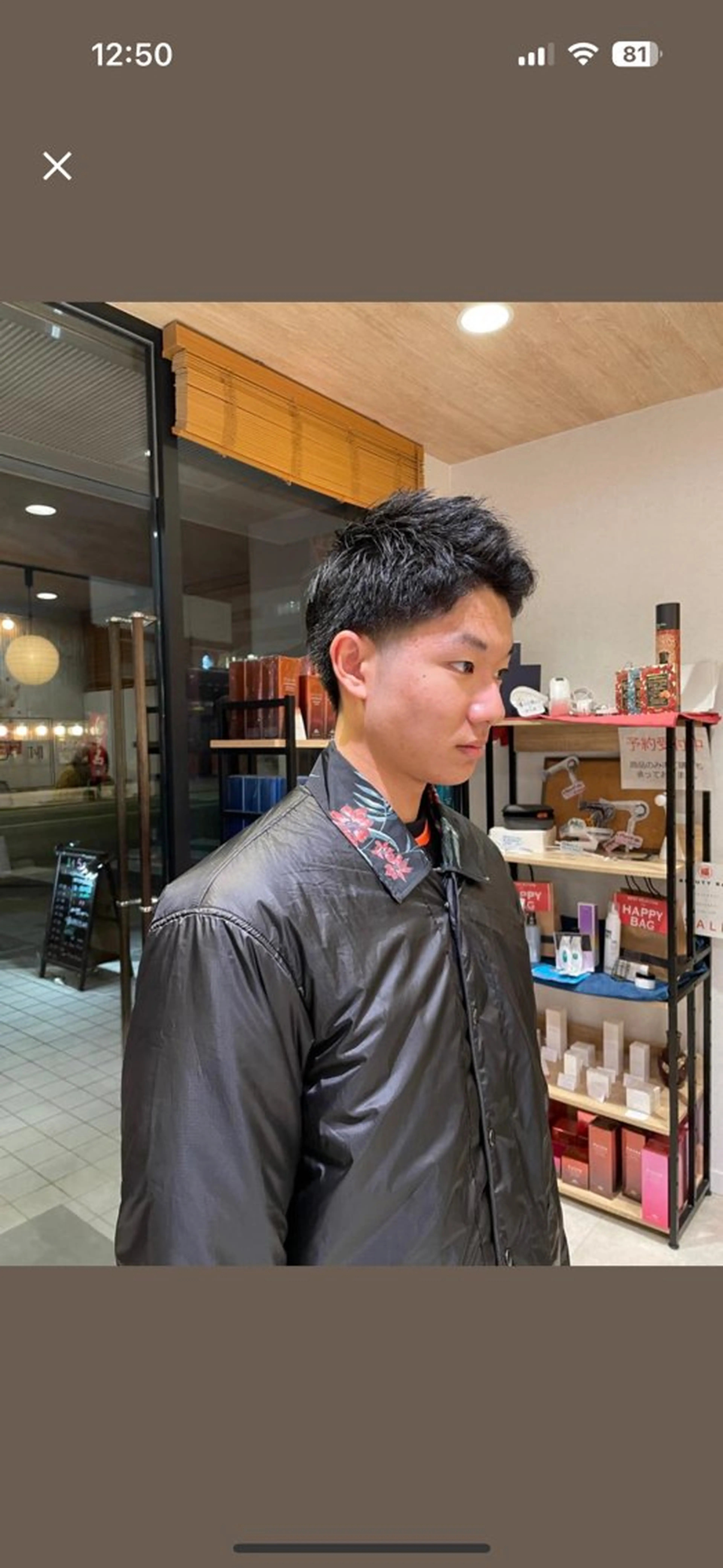 【メンズ】カット➕ヘッドスパ付き炭酸シャンプー🧴🫧の写真