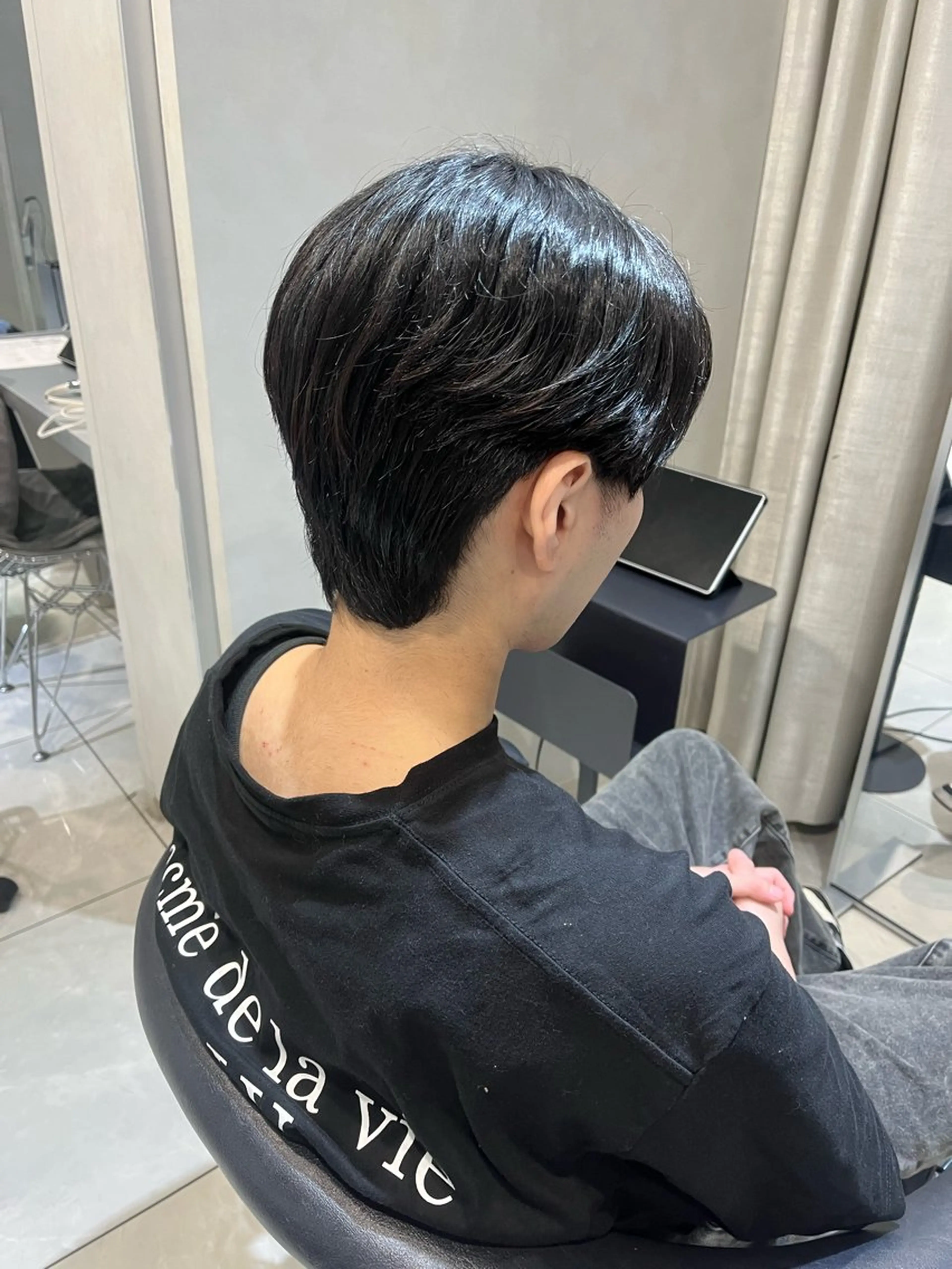 メンズ カット メンズセンターパート 🇰🇷wakanaのヘアスタイル