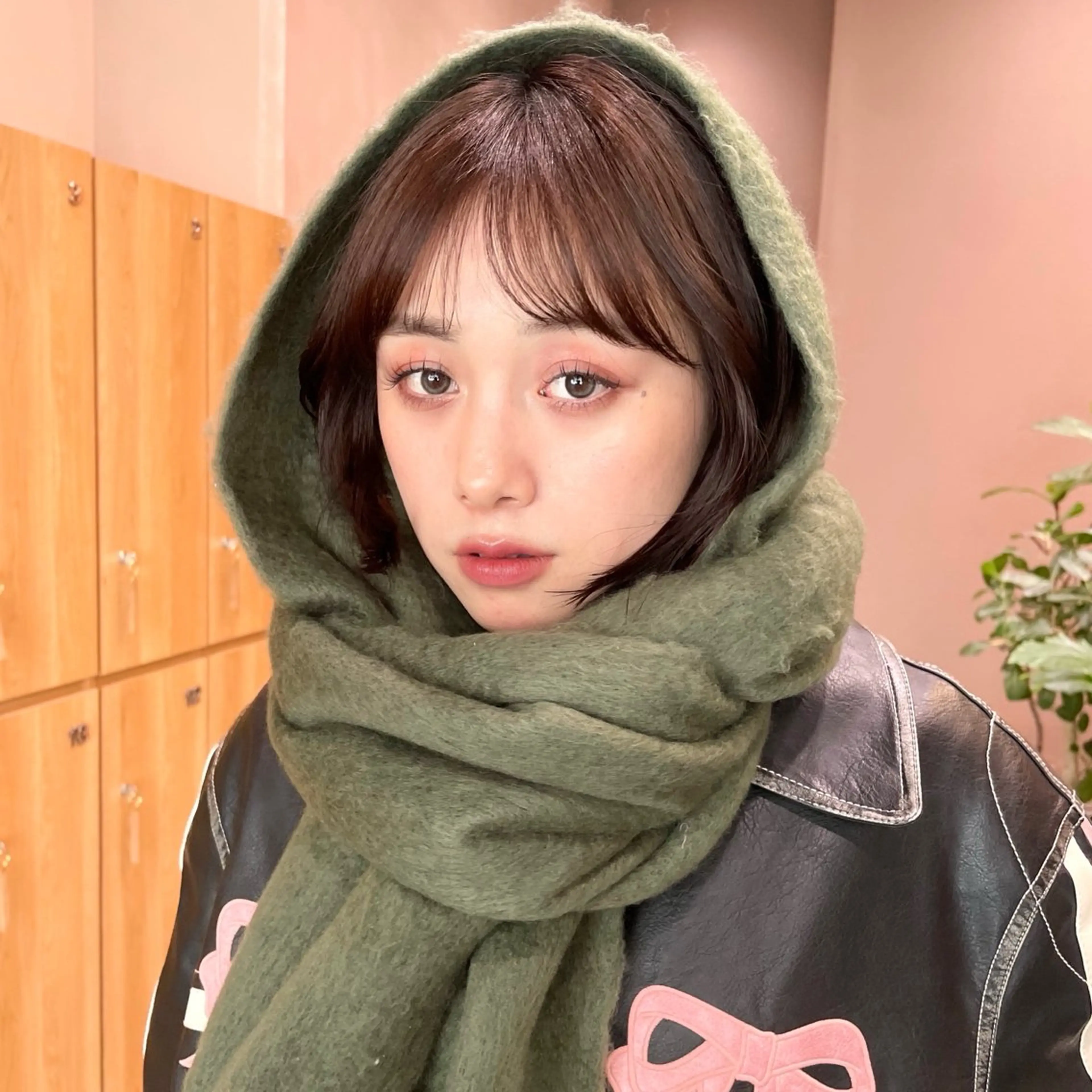 ミディアム カラー レイヤー/ブリーチ /暖色/ゆきなのヘアスタイル