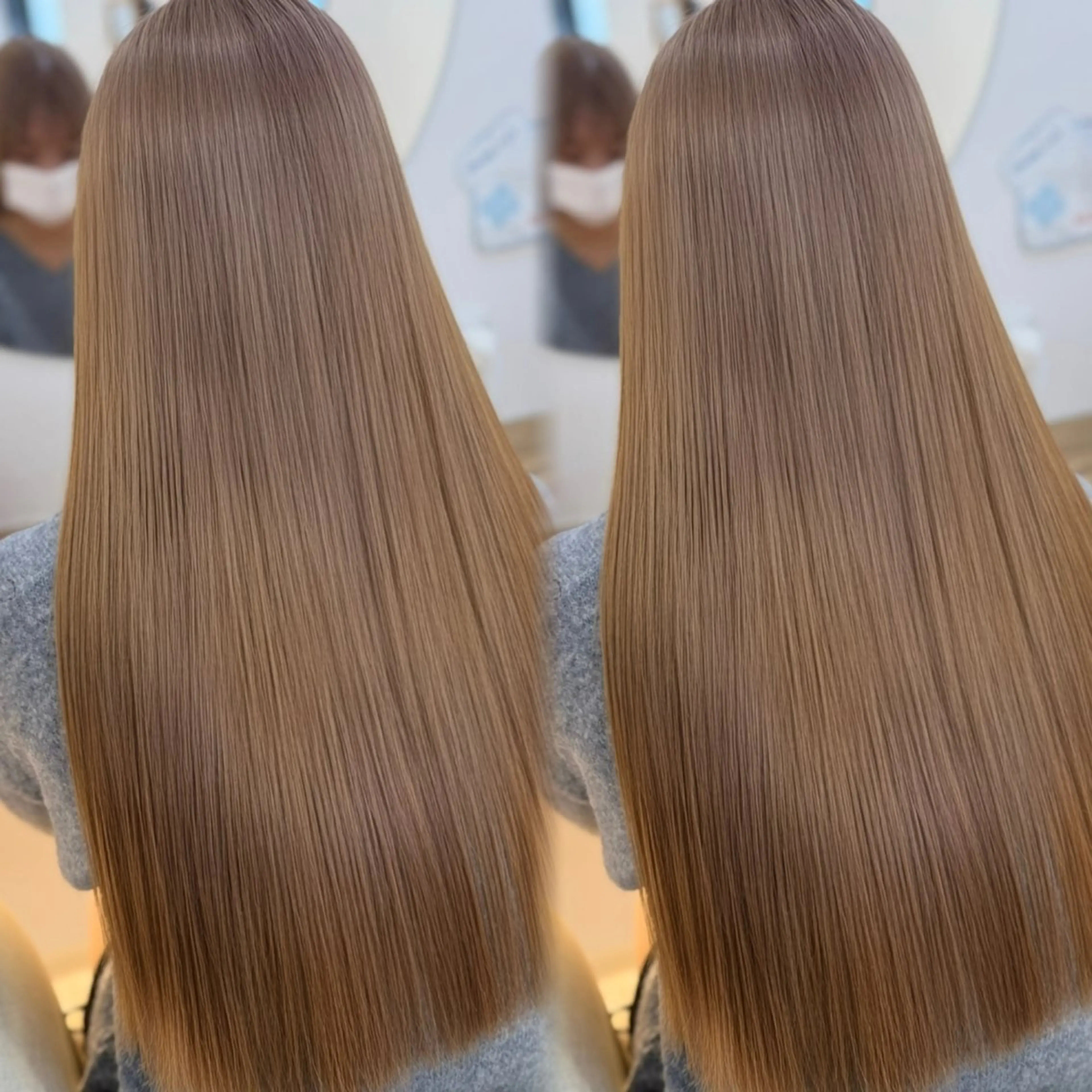 【カラー＋HITA🫧】色持ち・艶感UPトリートメント込み🍀✨の写真