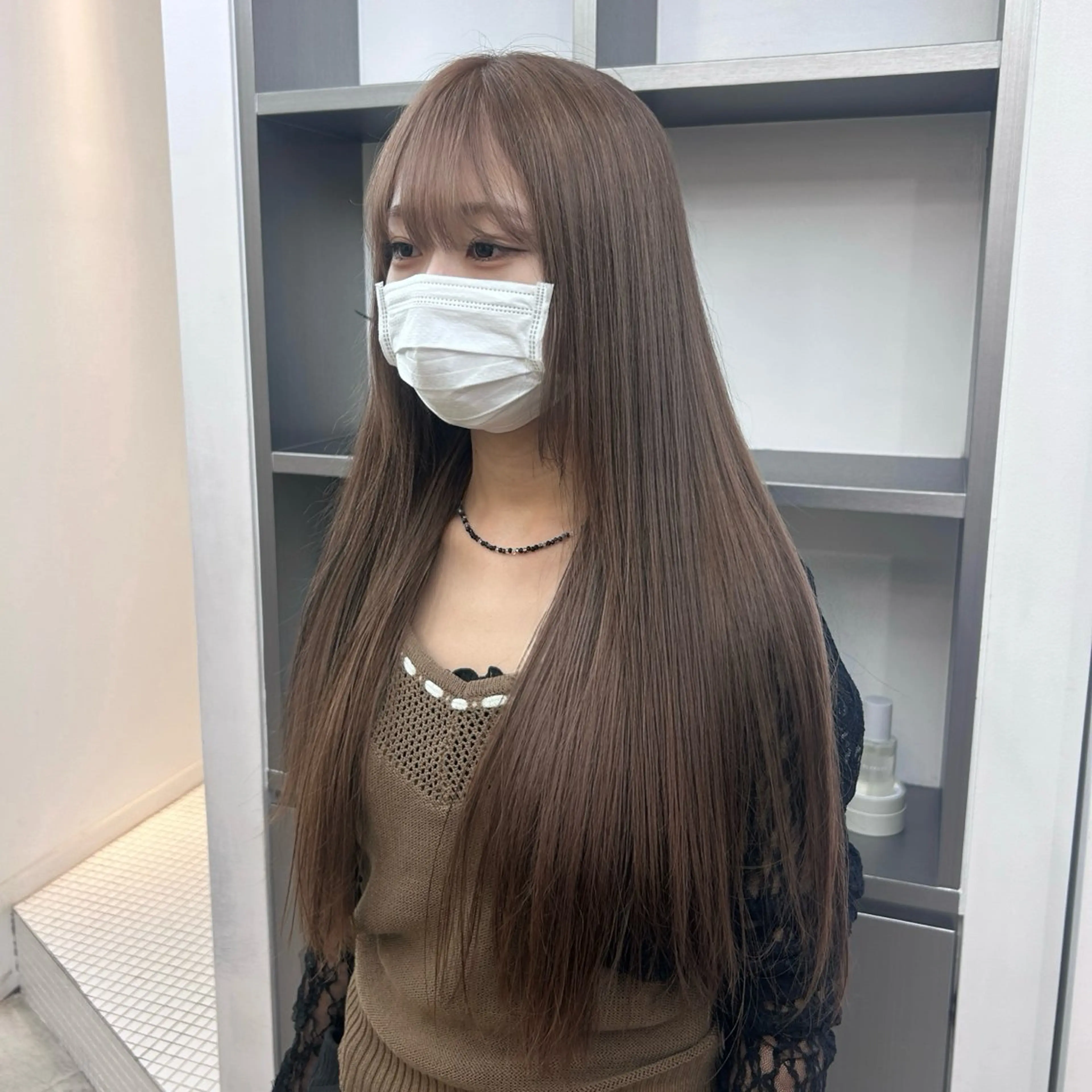 ロング カラー ヘアカラー トリートメント ✨うる艶/ブリーチ✨ 𝓡𝒖𝓷𝐚💋のヘアスタイル