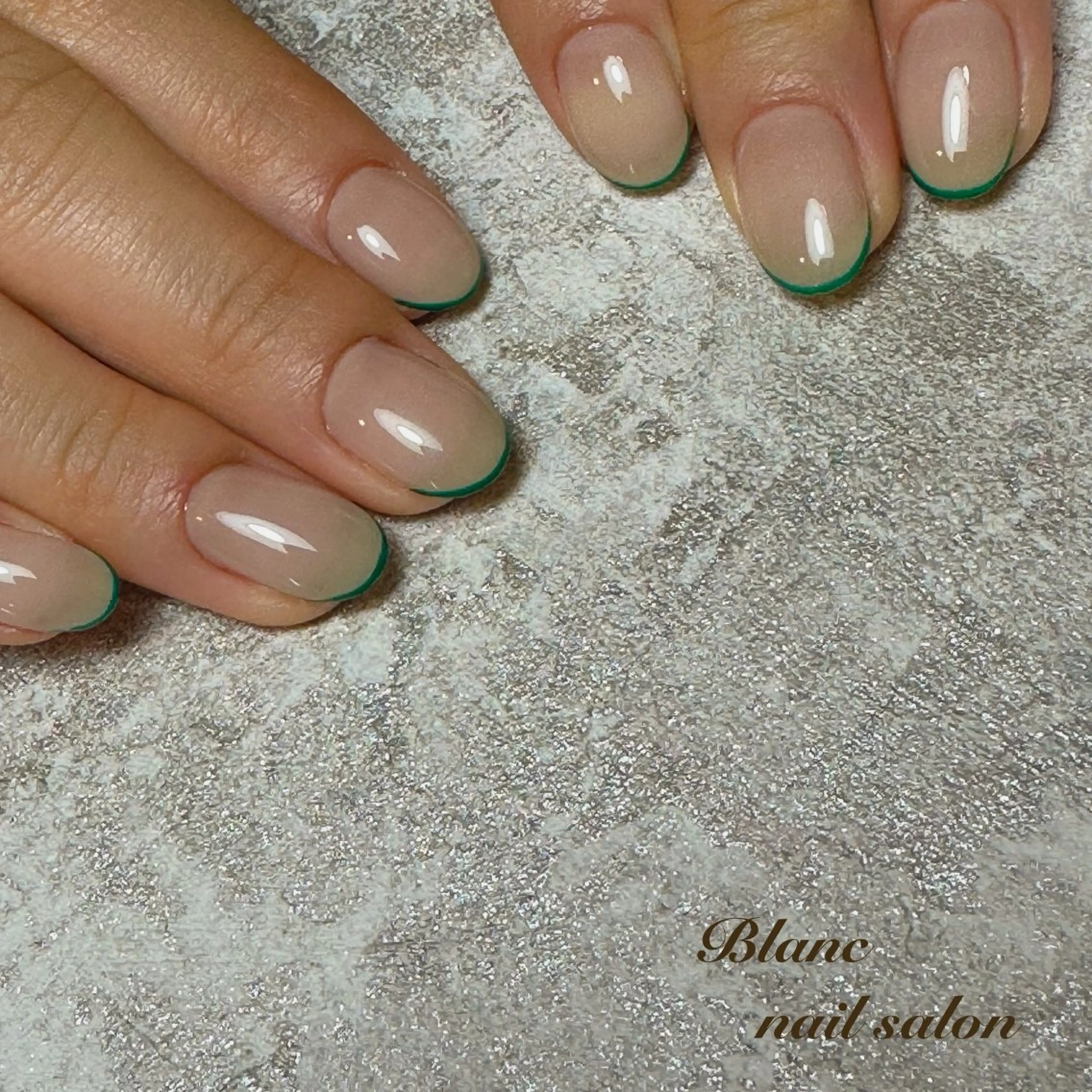 ネイル フレンチネイル シンプルネイル Blanc ブランのネイルデザイン