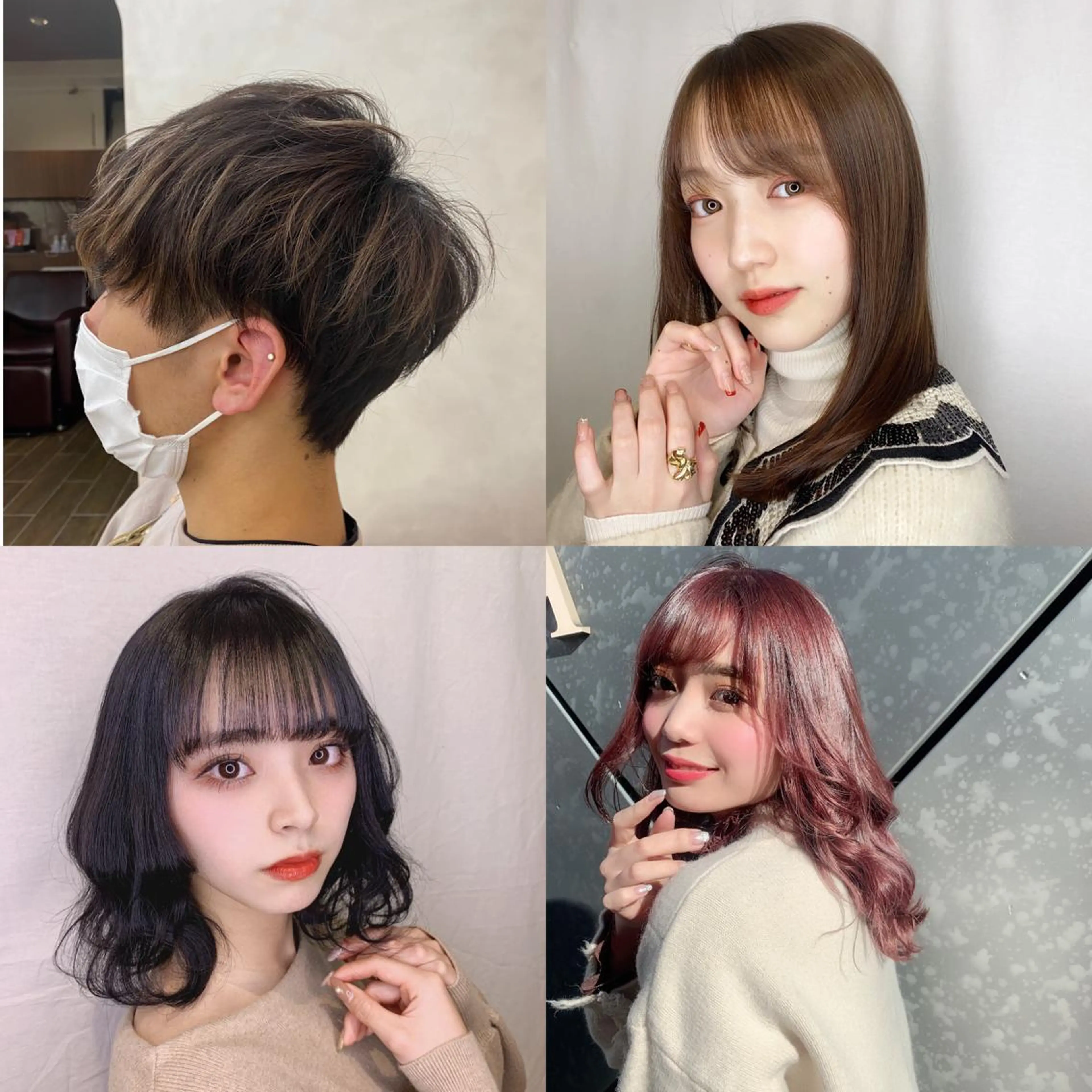 ミディアム 新宿/メンズ特化 髪質改善パーマのヘアスタイル