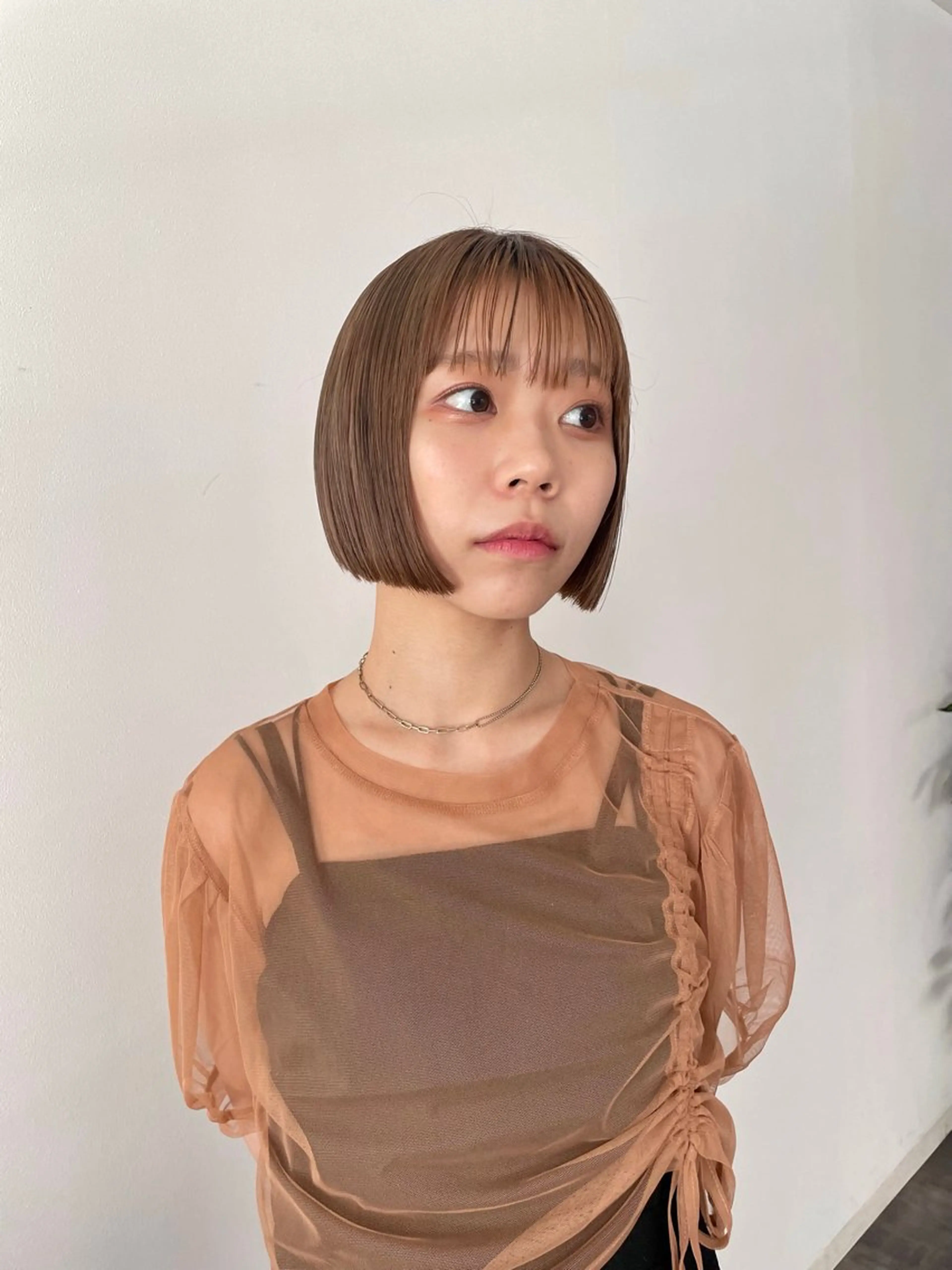 ミディアム カラー ヘアアレンジ ボブ ボブ・ショート カミオカのヘアスタイル