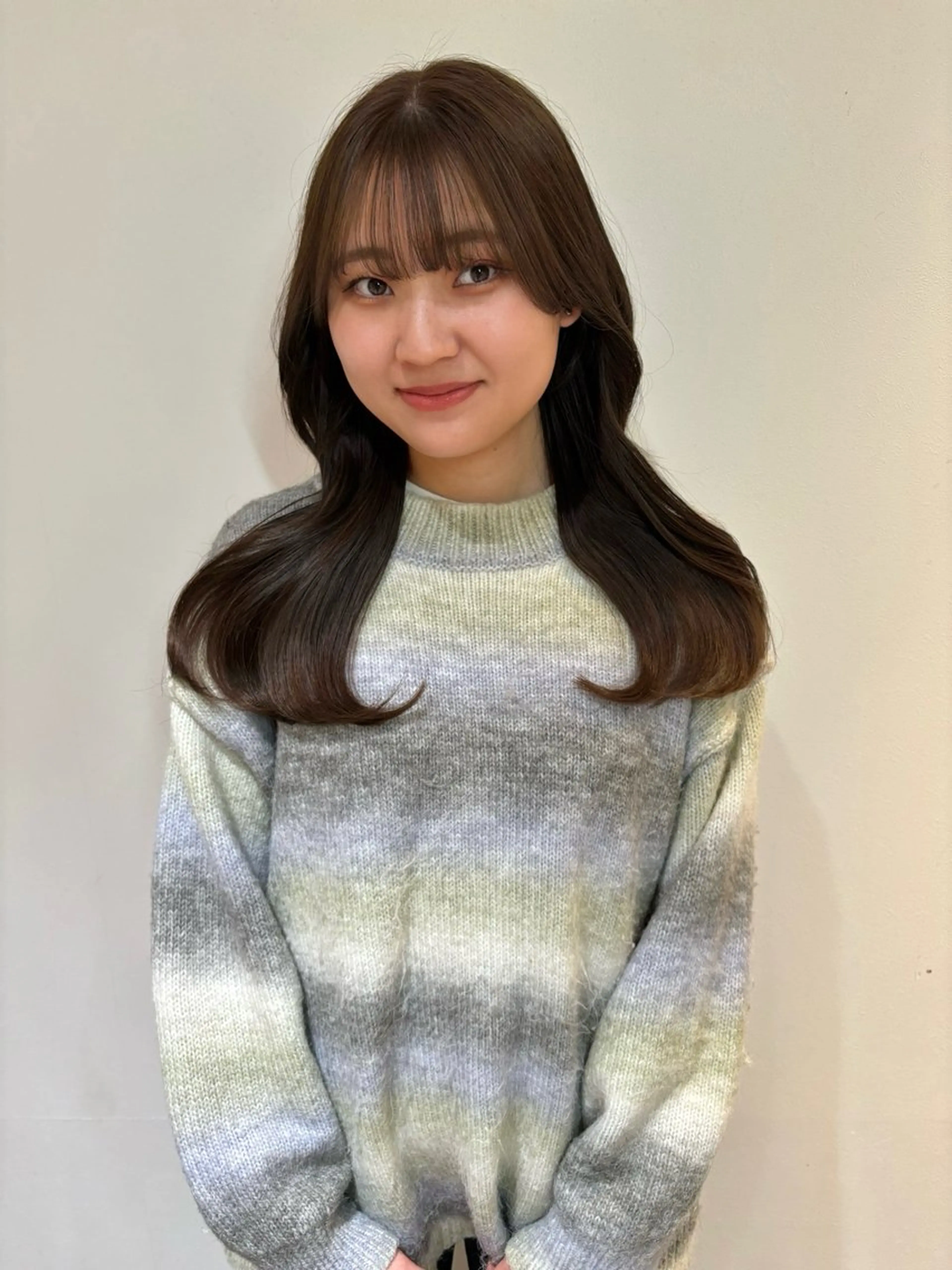 ロング カラー レイヤーカット トリートメント カット ヘアカラー トリートメント 髪質改善特化型美容師 🫧岡本璃来🫧のヘアスタイル