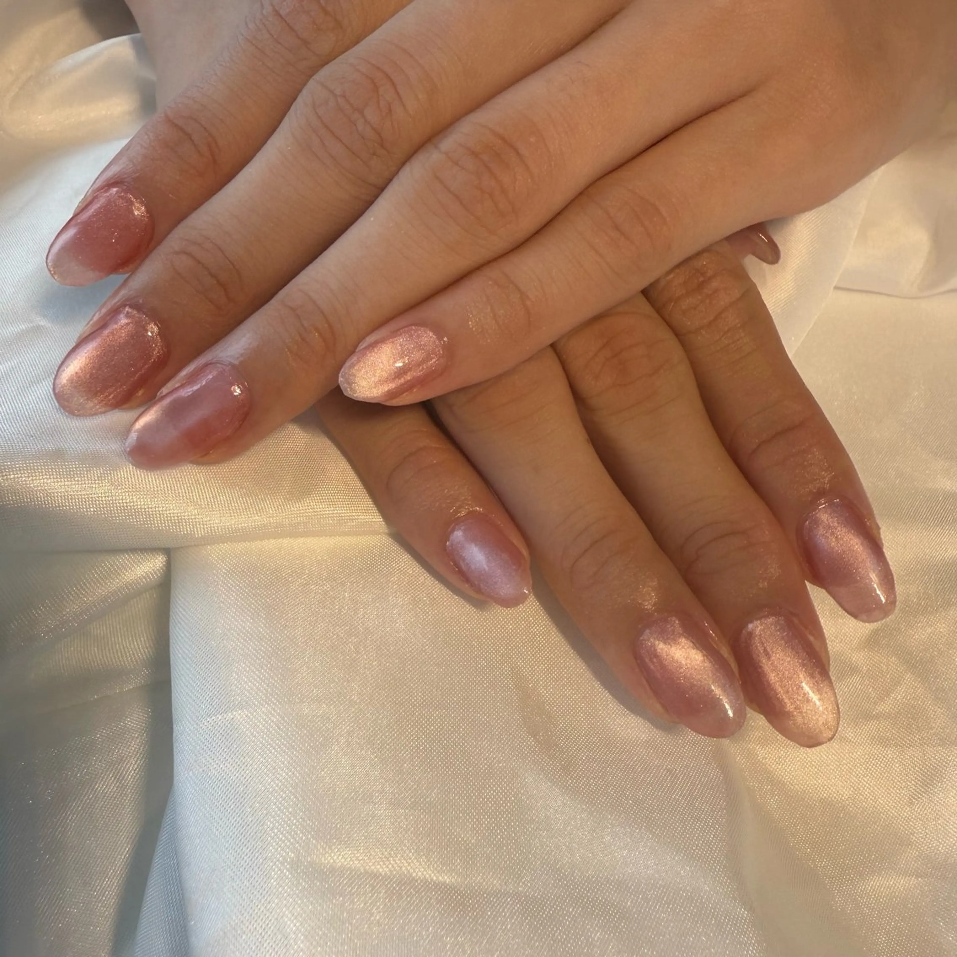 ネイル マグネットネイル マグネットワンカラー ワンカラーネイル シンプルネイル bylily yuriのネイルデザイン