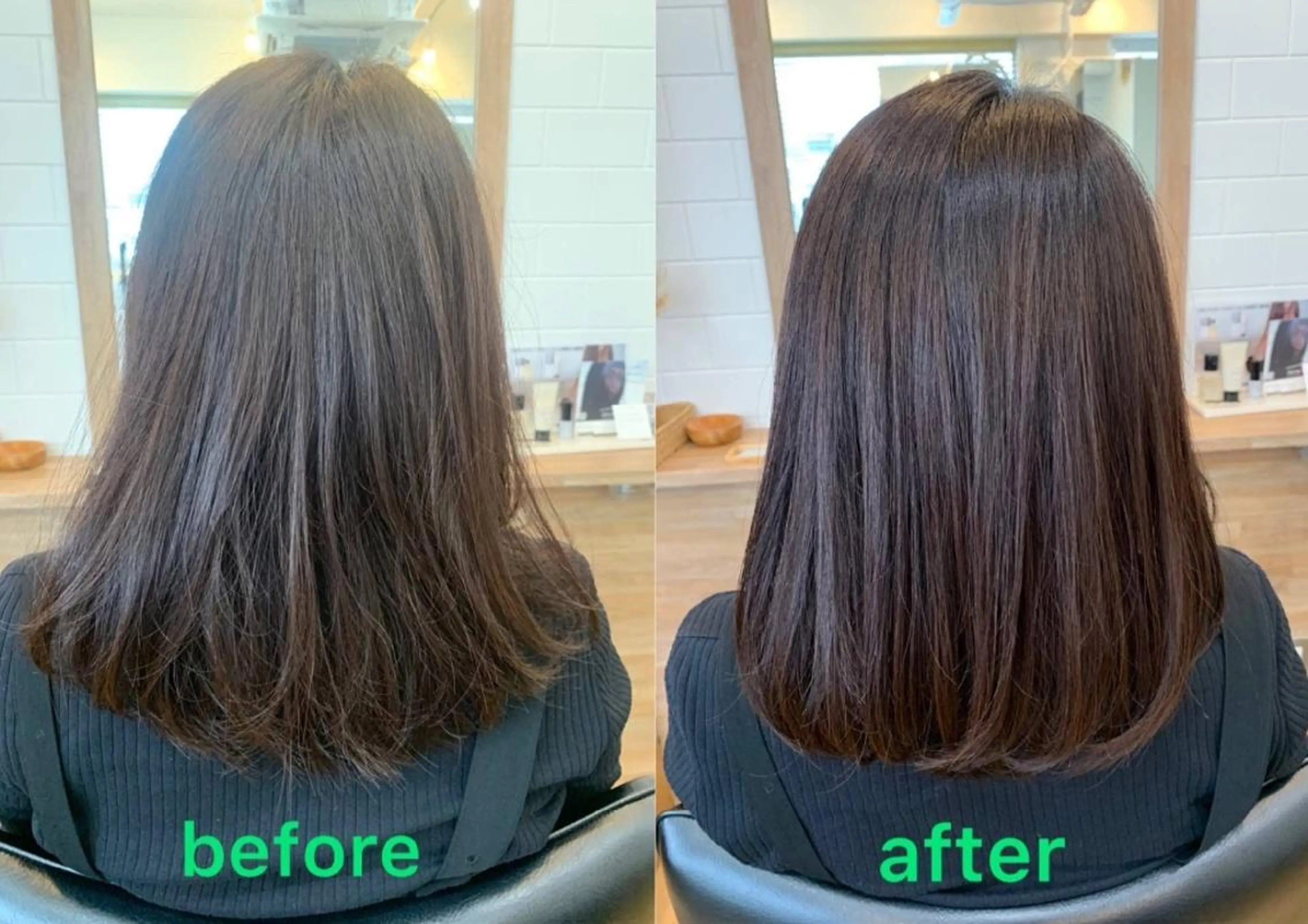 ミディアム カラー カット トリートメント 髪質改善ストレート⭕ イトムラマサナオのヘアスタイル