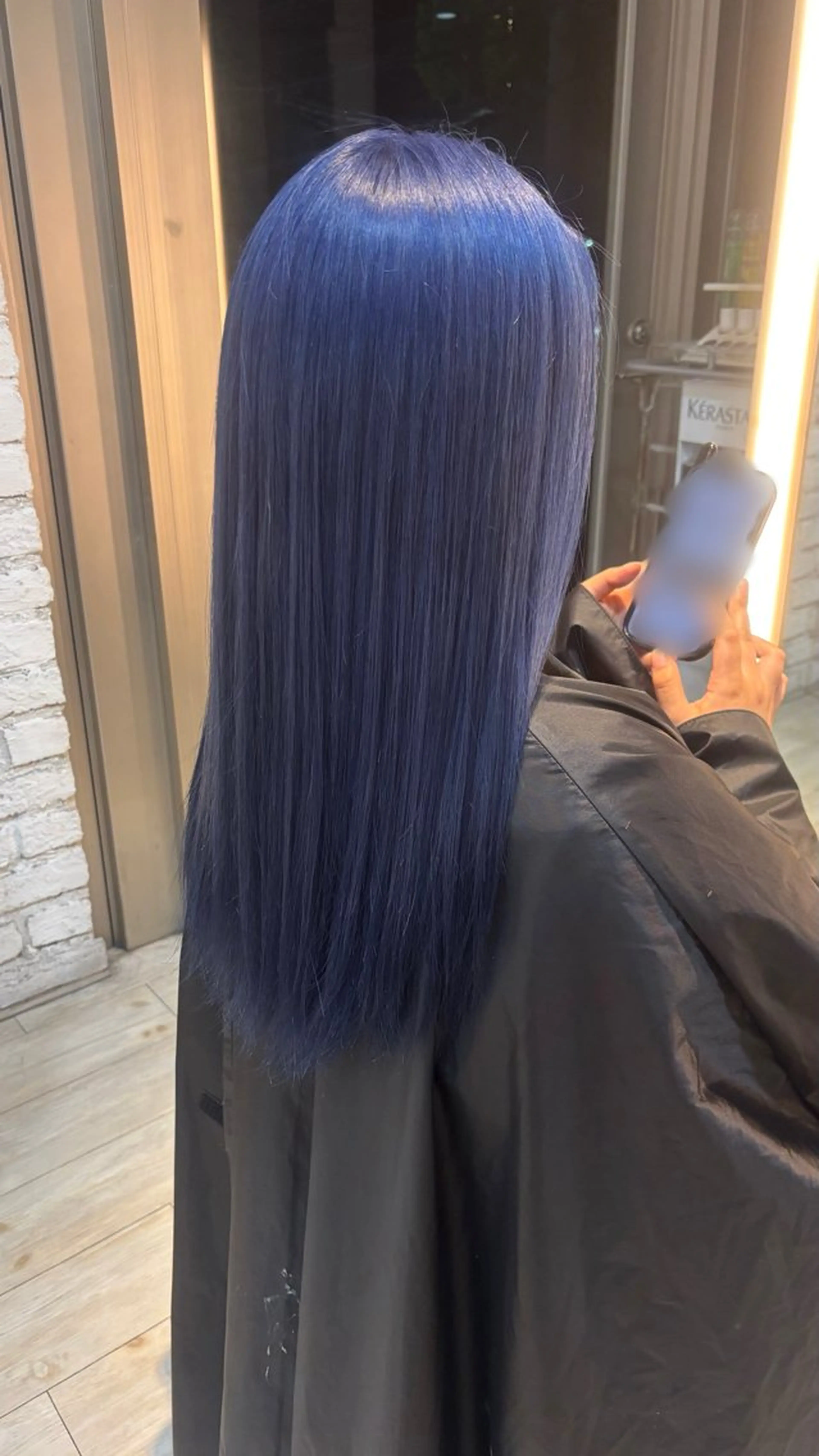 カラー ブリーチ ブルーカラー ブルーラベンダー ラベンダーカラー 髪質改善 miyu/ボブ/ 透明感カラー/栄のヘアスタイル