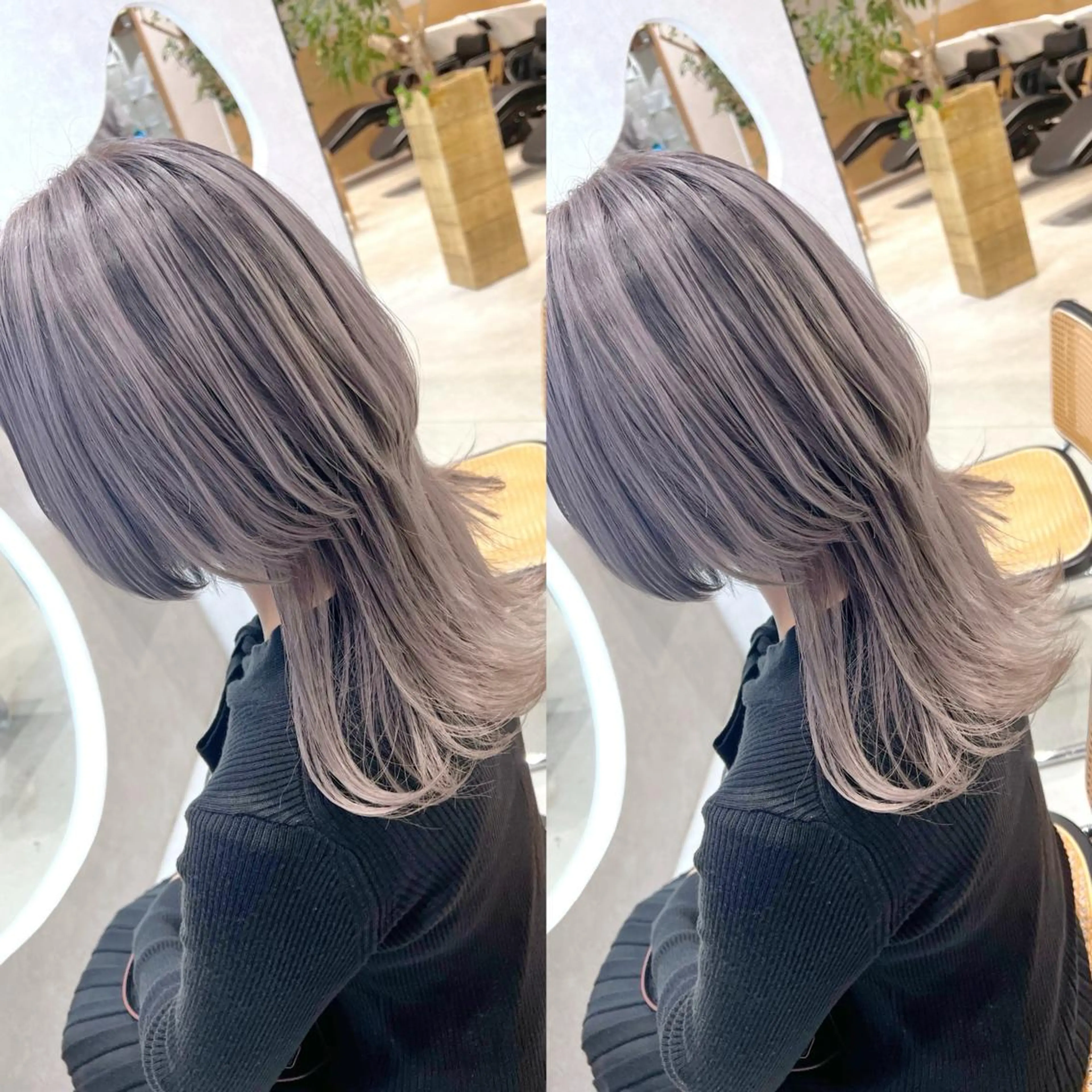 カラー バレイヤージュ earth甲府昭和店 東　允のヘアスタイル