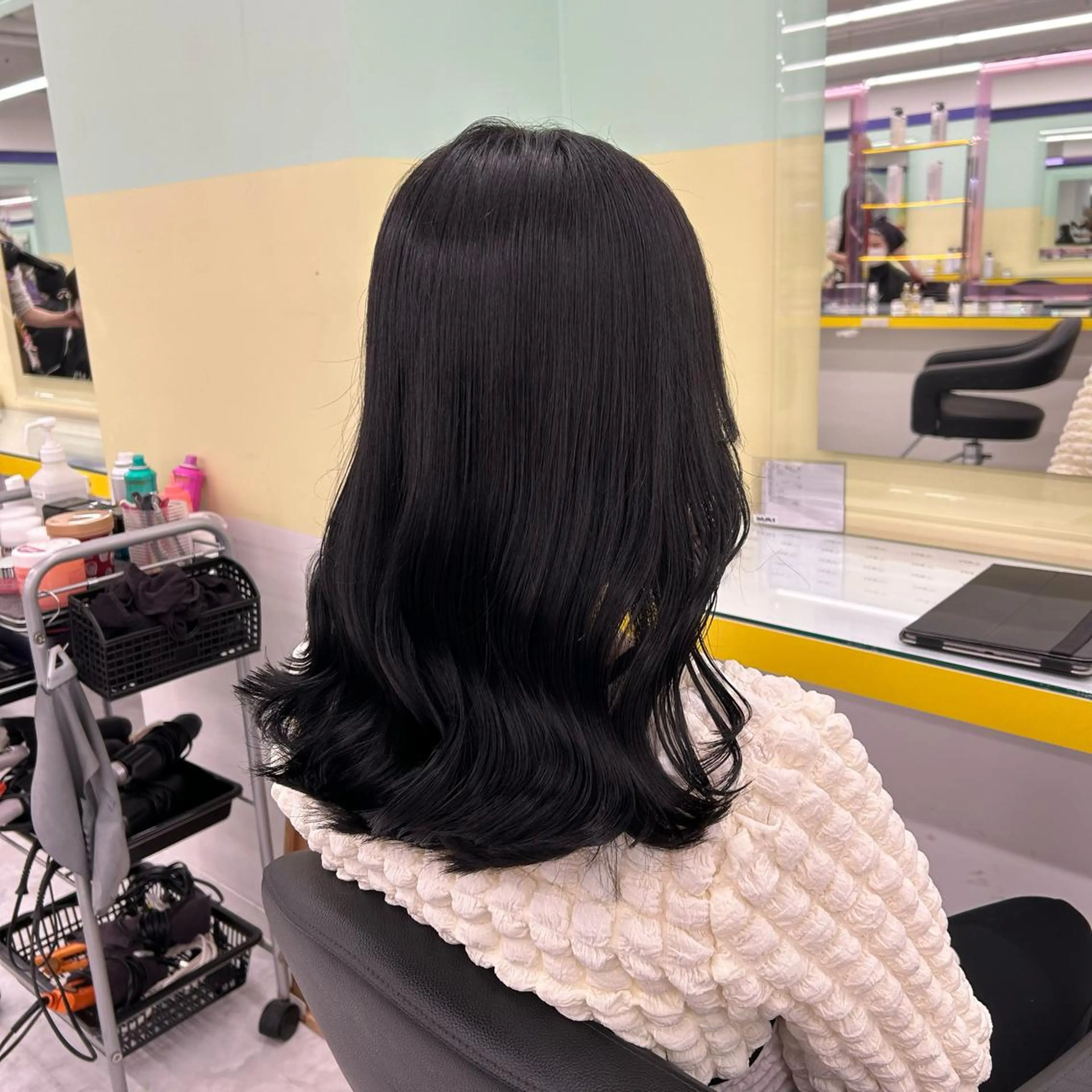 セミロング カラー ヘアアレンジ GOTODAY shair salon 横浜mare店所属・透明感抜群カラー mai🍑♡のヘアスタイル