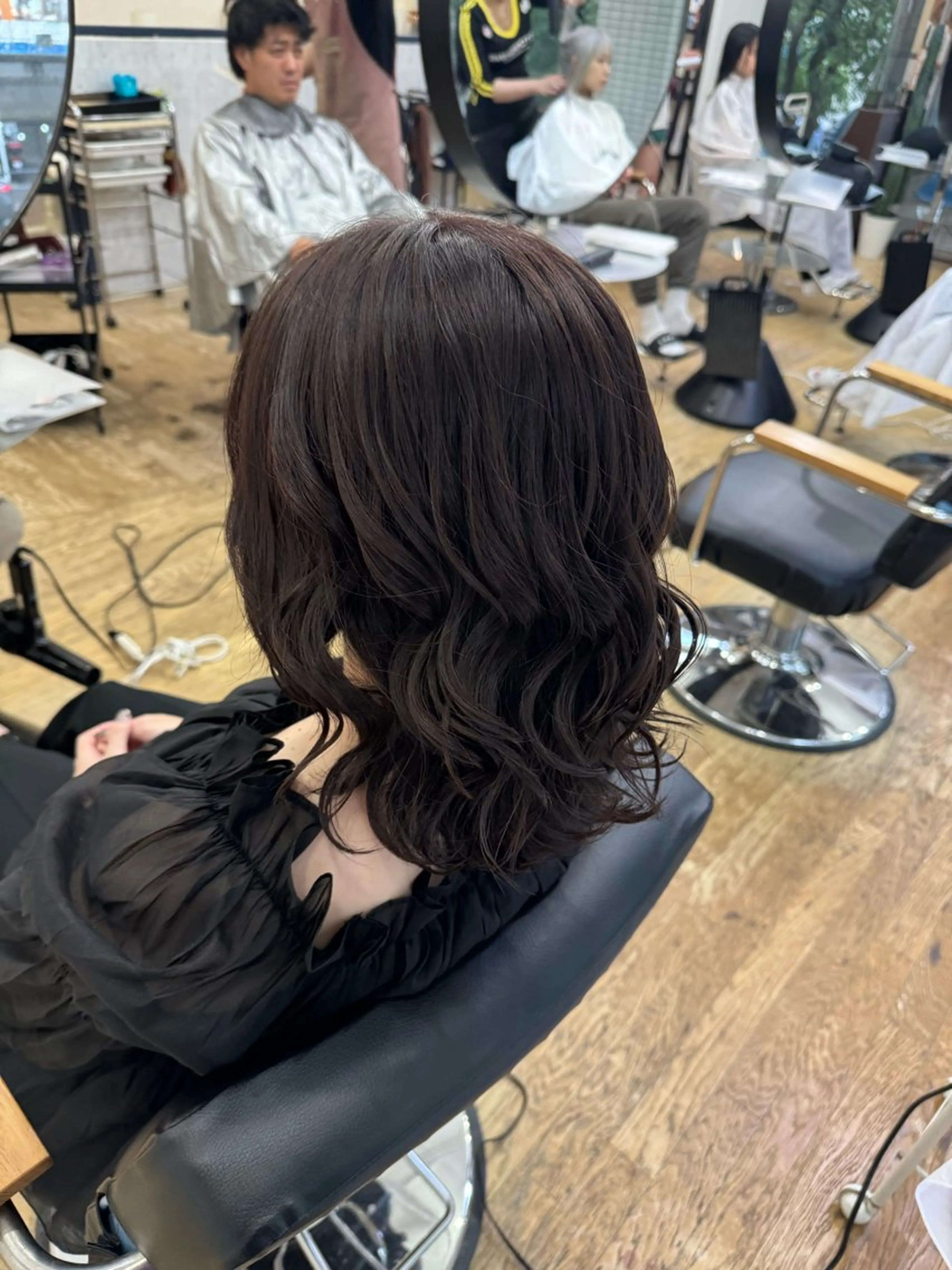 ミディアム 海外ヘア/ハイライト /★RIN★のヘアスタイル