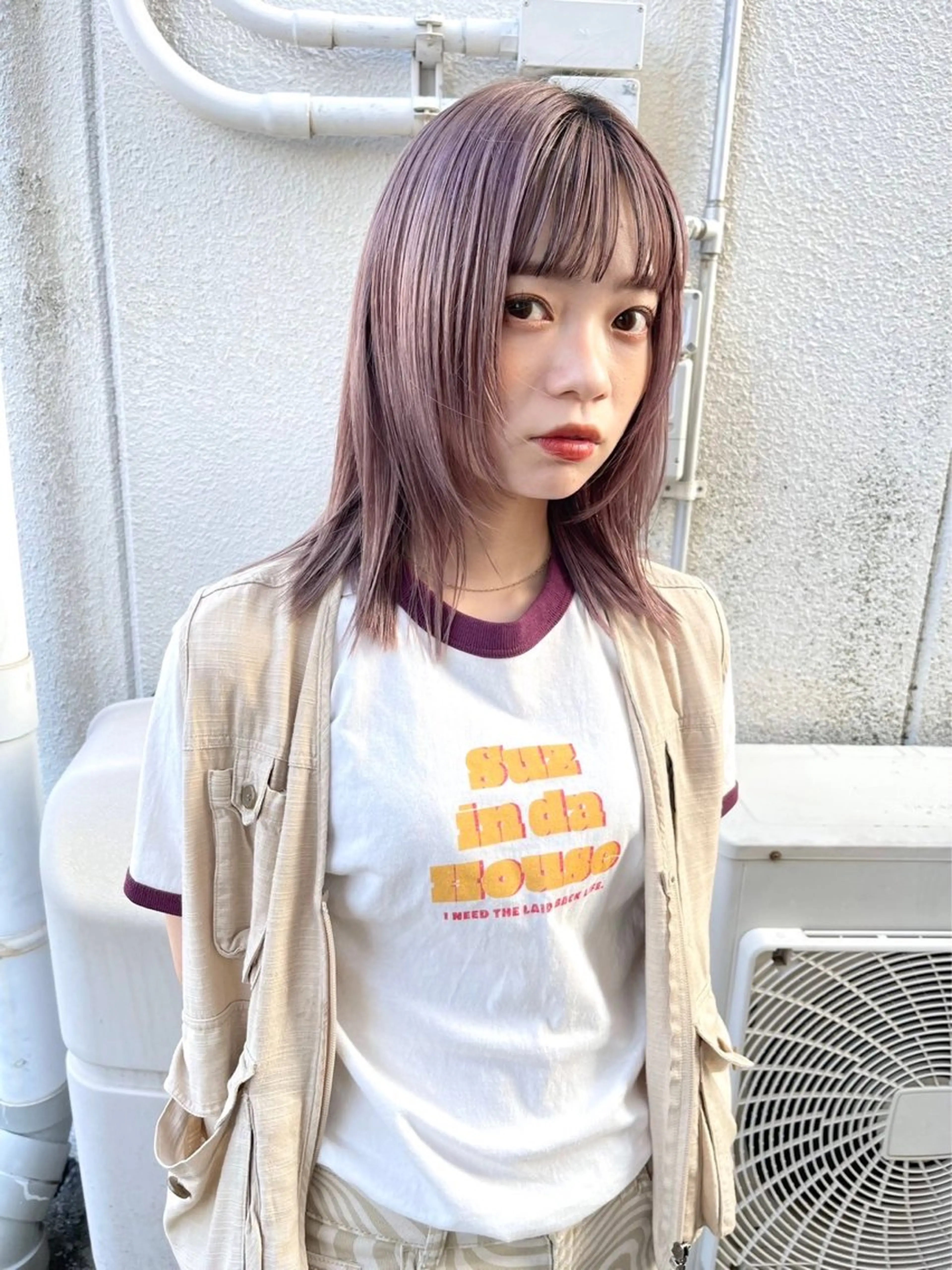 ミディアム カラー YURAGI🌿 SAKIのヘアスタイル