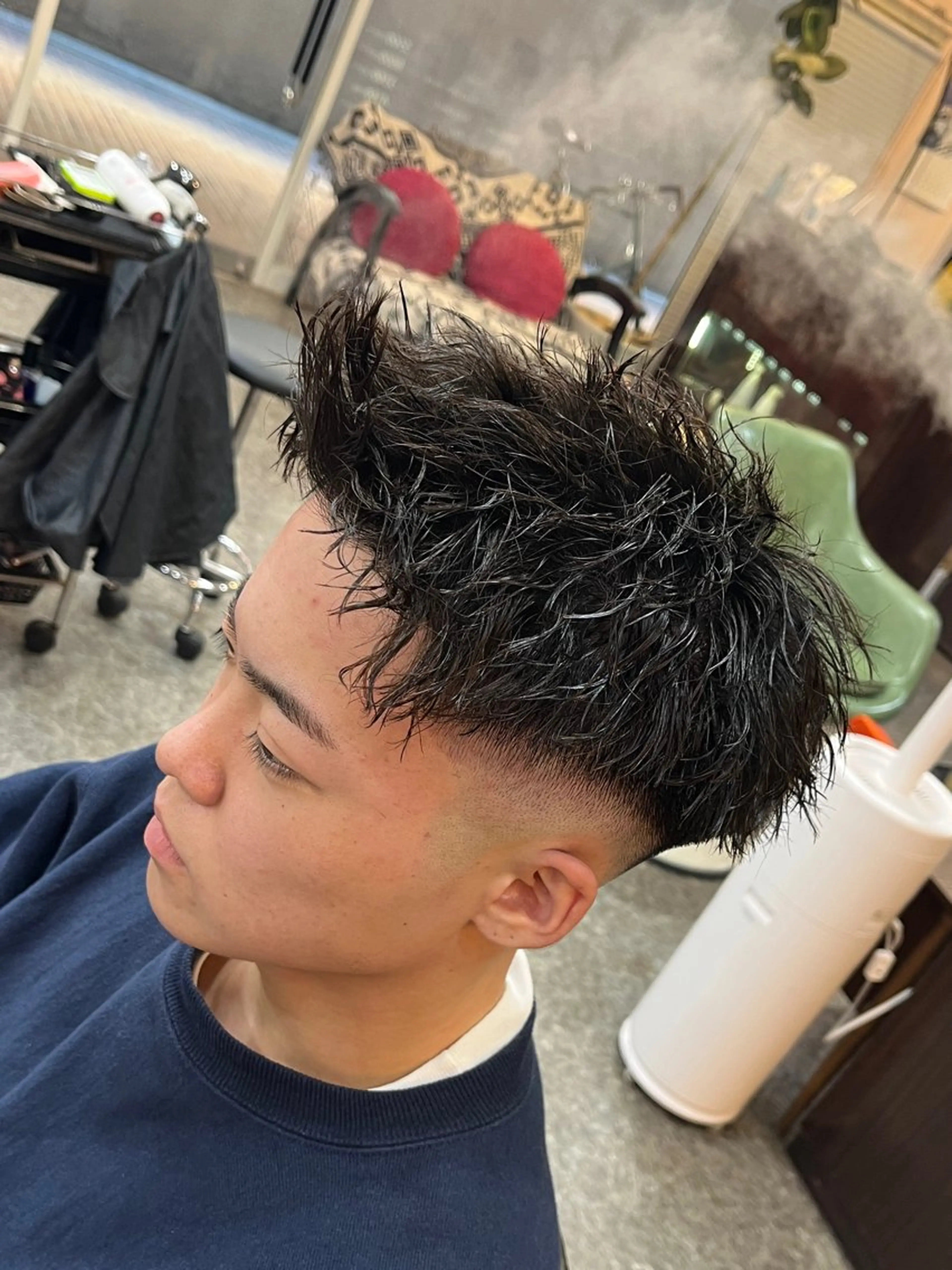 ミディアム パーマ CuMARi所属・🌈福本 裕也🌈のヘアスタイル