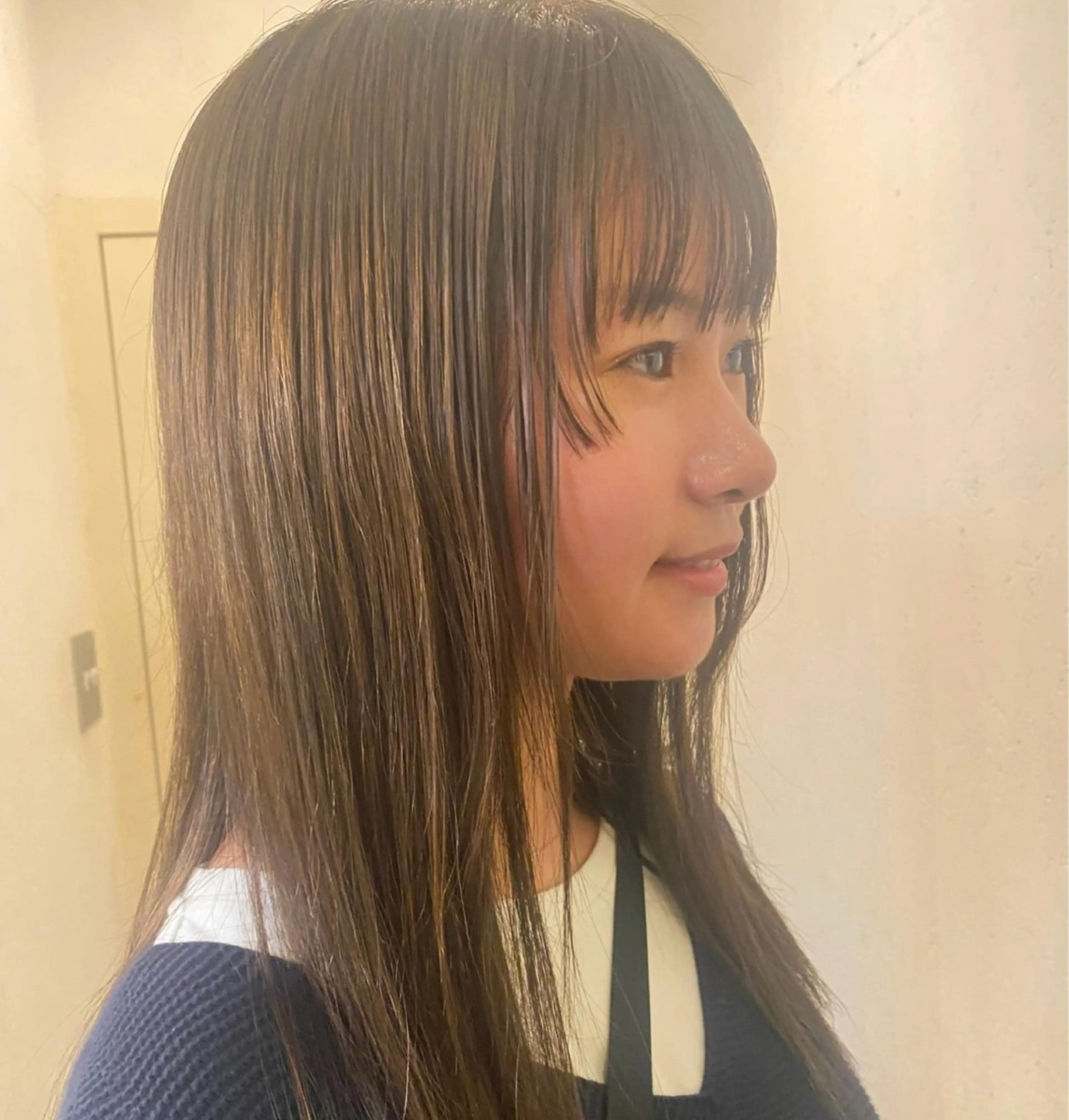 セミロング カラー カット ヘアカラー 🪞パーマ🐾 ストカール🌷川原のヘアスタイル