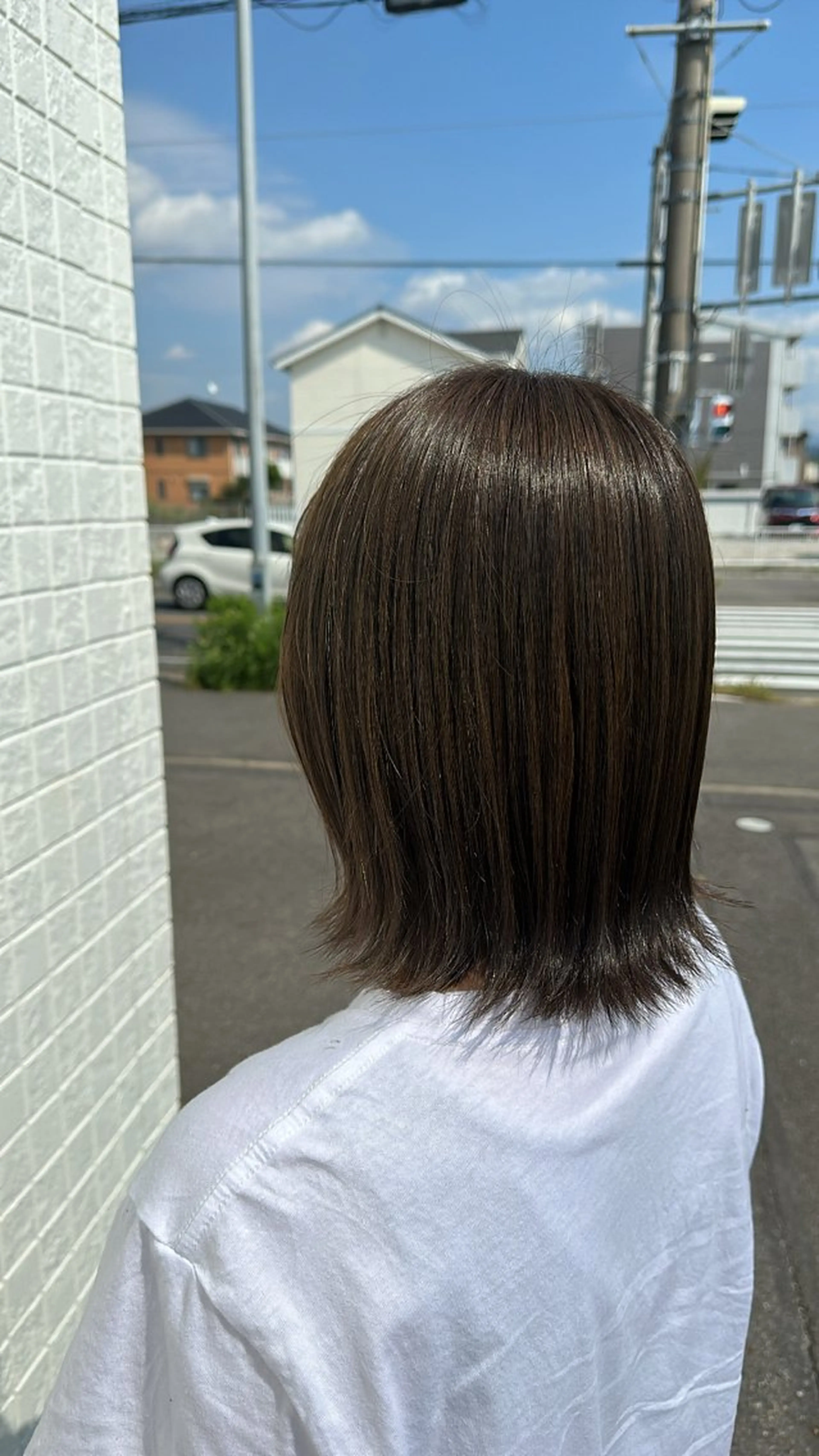 ミディアム カラー ベージュカラー 透明感カラー カット ヘアカラー 🩵髪質改善カラー 🩵SHURIのヘアスタイル