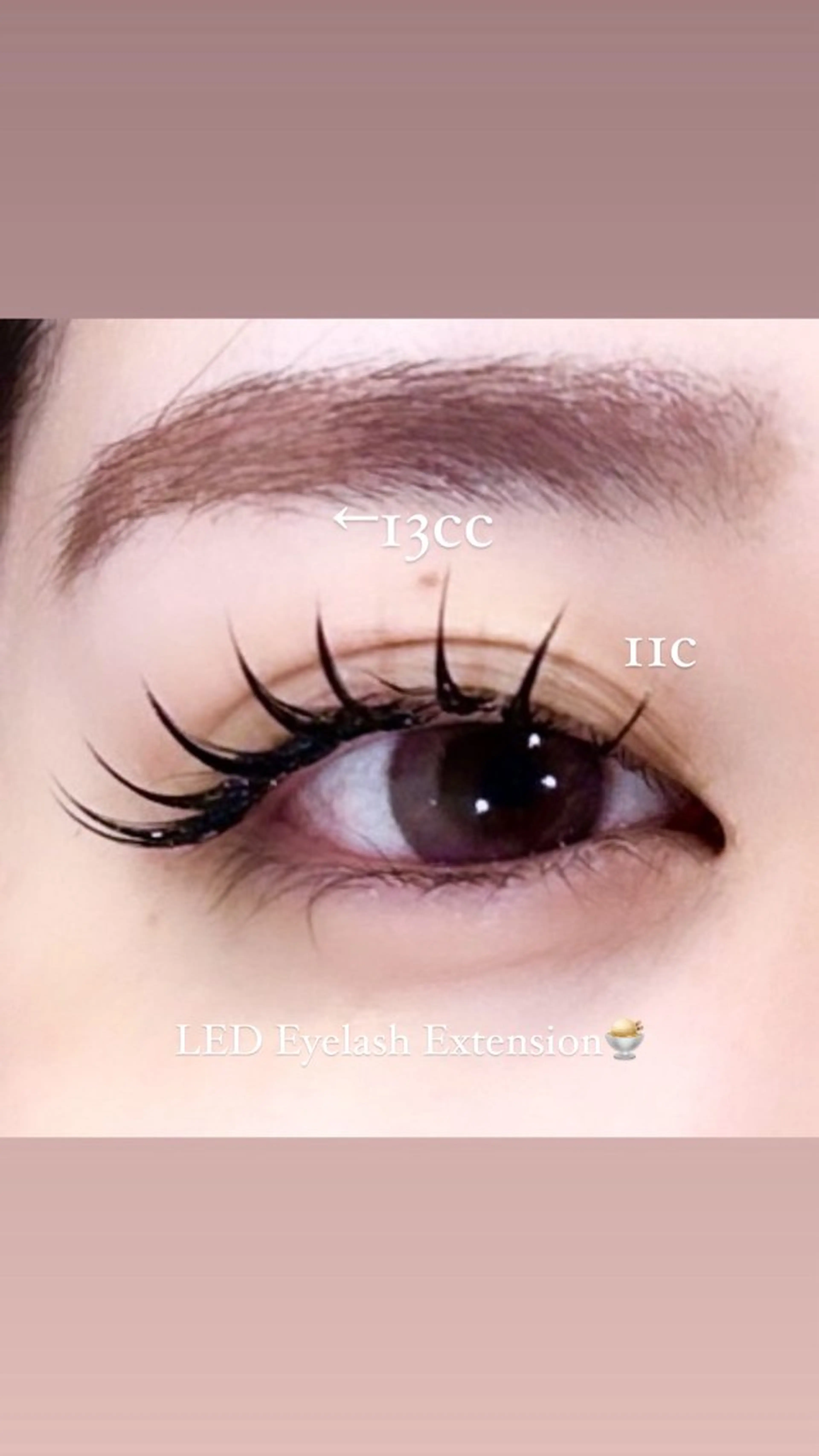 マツエク・マツパ 束感まつ毛 EYELA MANAMI 💞のマツエク・マツパデザイン