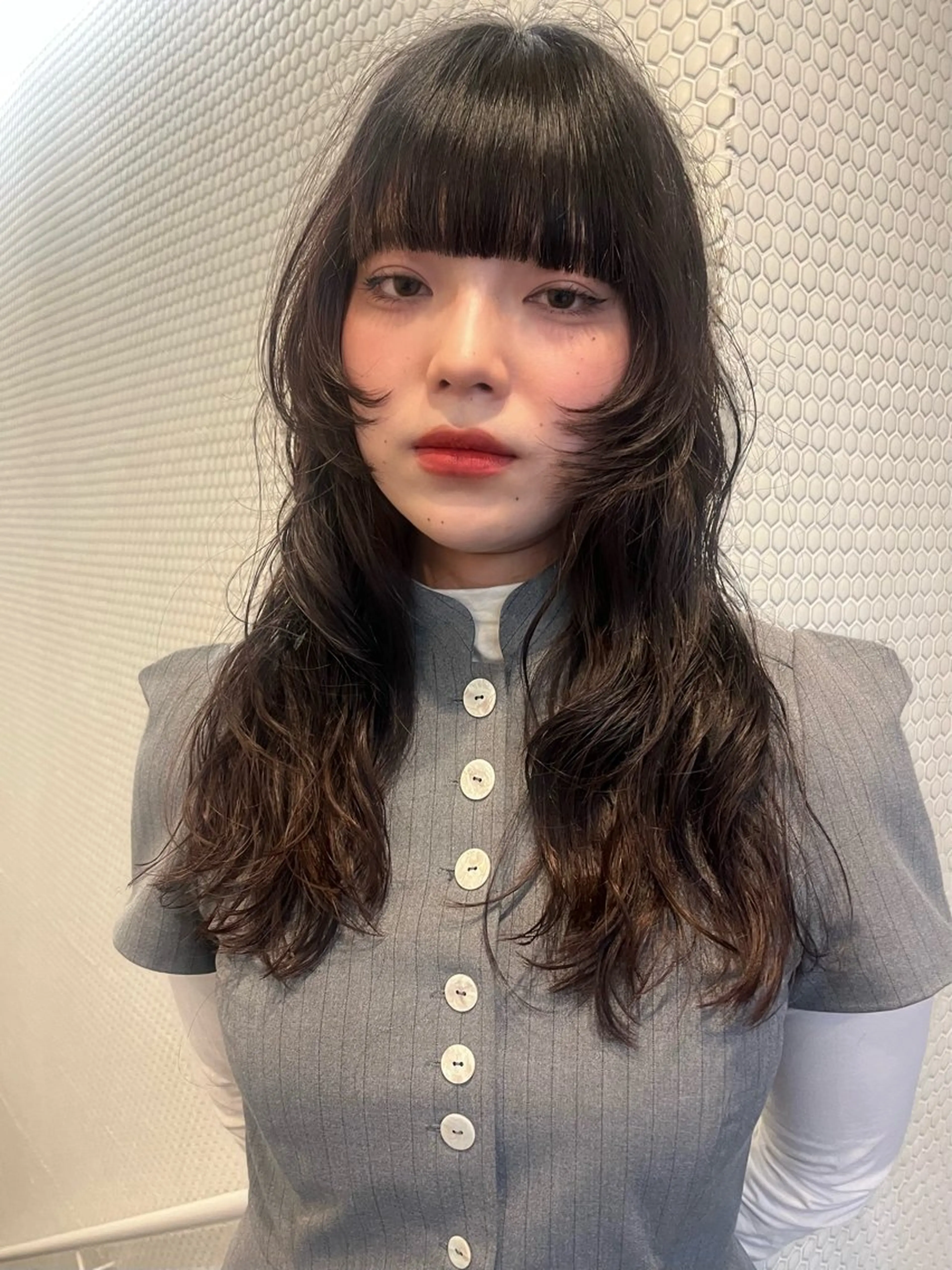 ロング レイヤー/暖色/ 髪質改善/永礼芳果のヘアスタイル