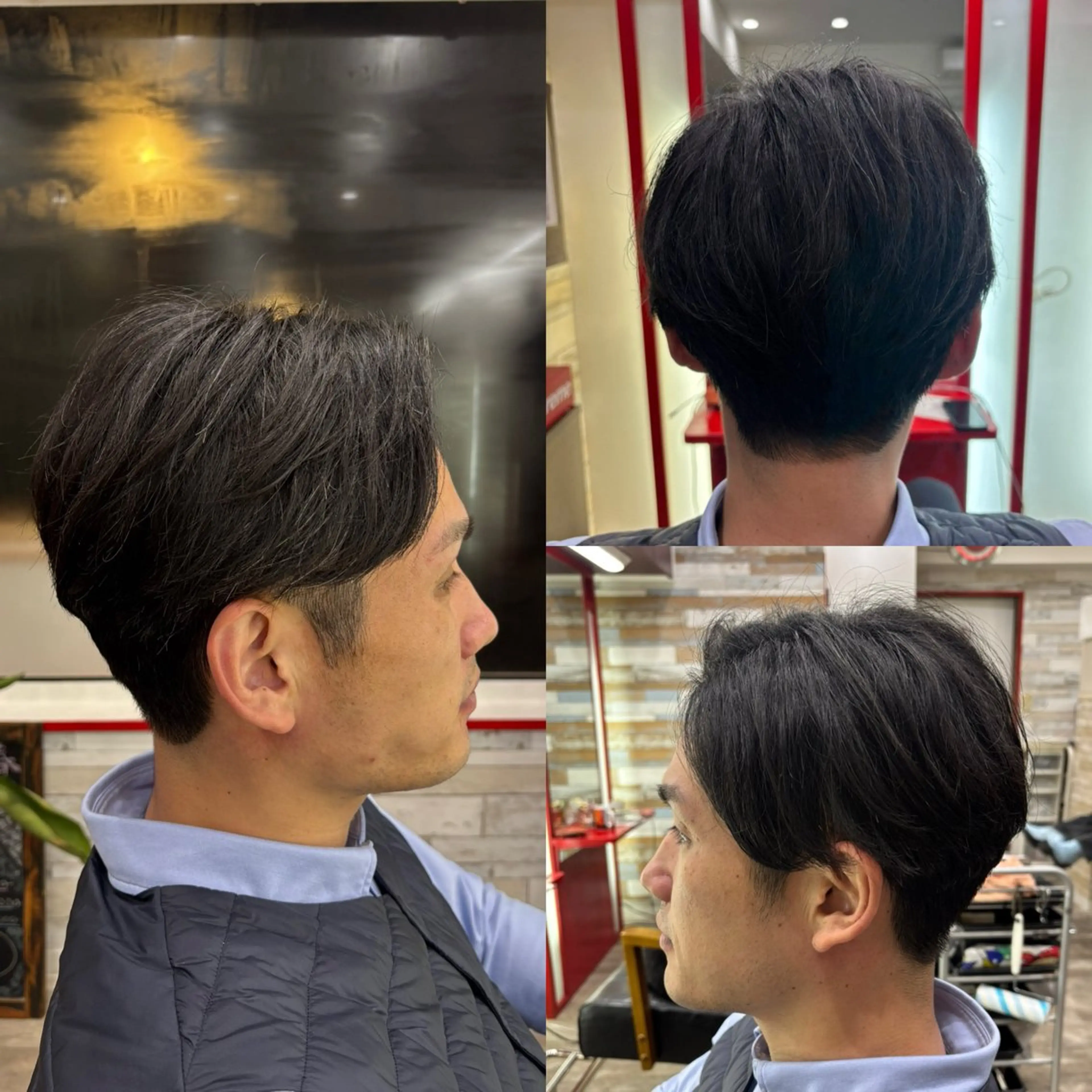 ショート パーマ メンズ メンズパーマ 看板犬がお出迎え◎ 初めてでも安心◎のヘアスタイル