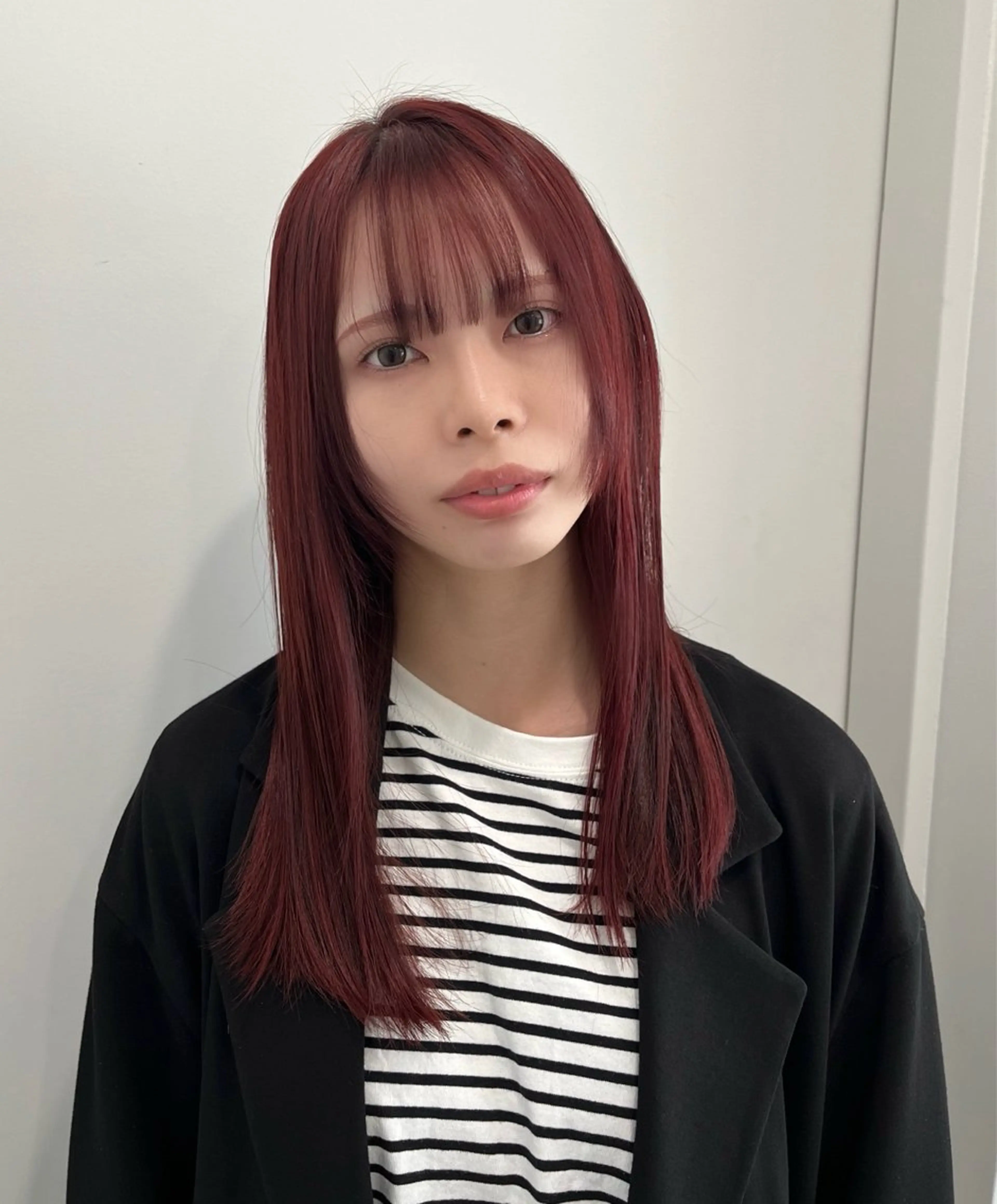 セミロング カラー カット ヘアカラー 縮毛矯正/ハイトーン /パーマ/前原汐🎐のヘアスタイル