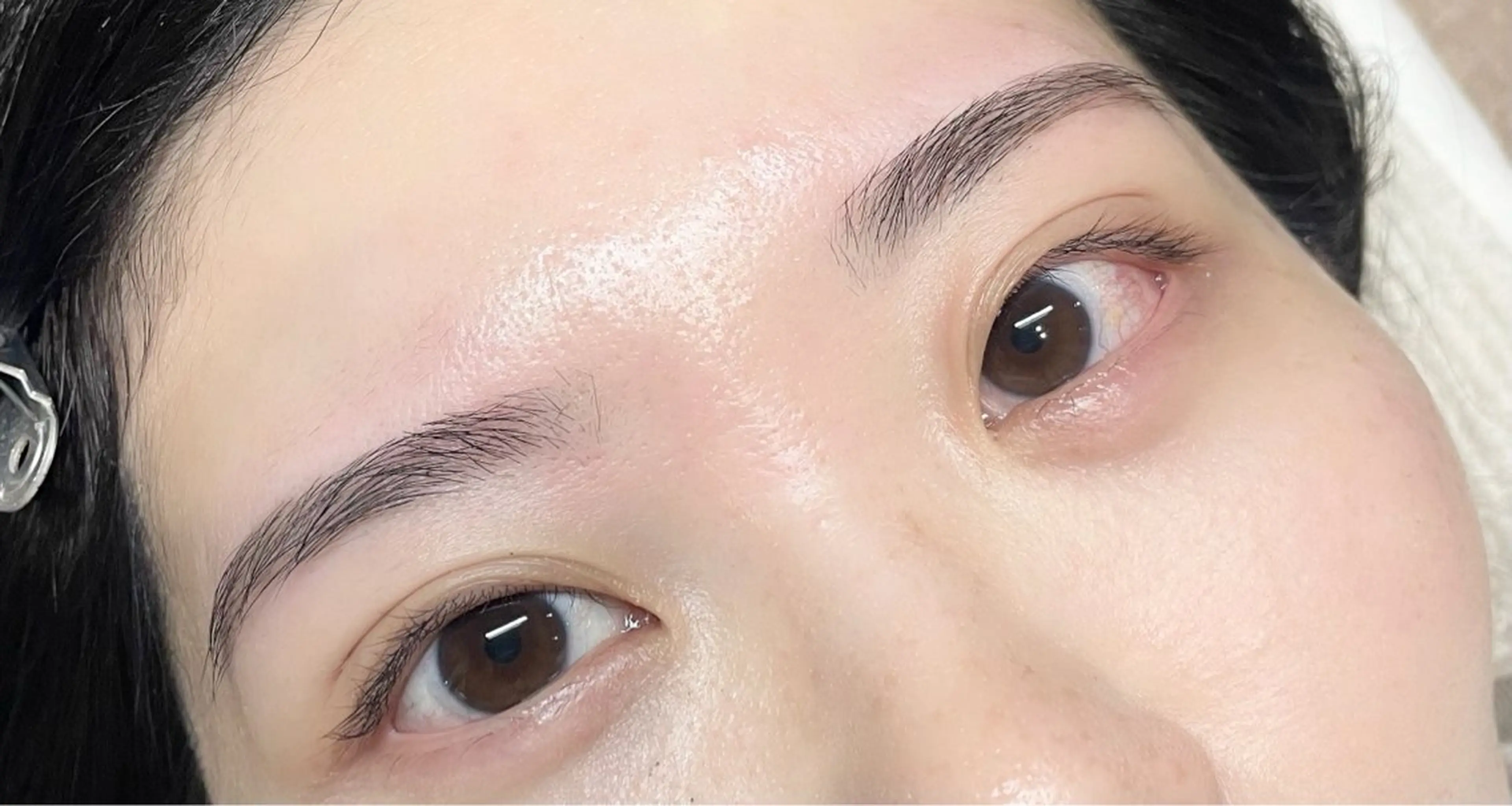 人気の薄眉へ🤍✨美眉スタイリング＋毛量調整の写真